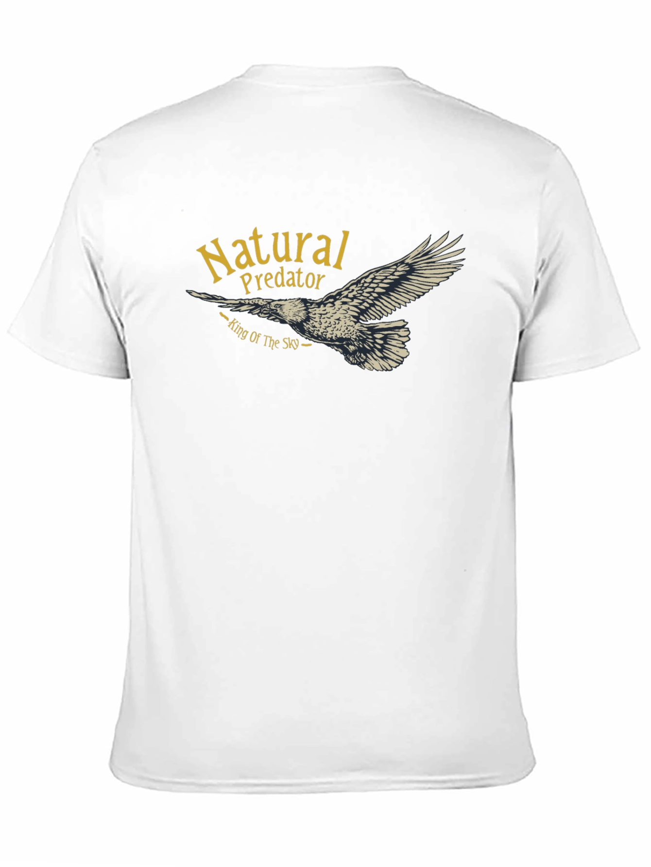 Black Natural Predator Eagle T-Shirt view 11