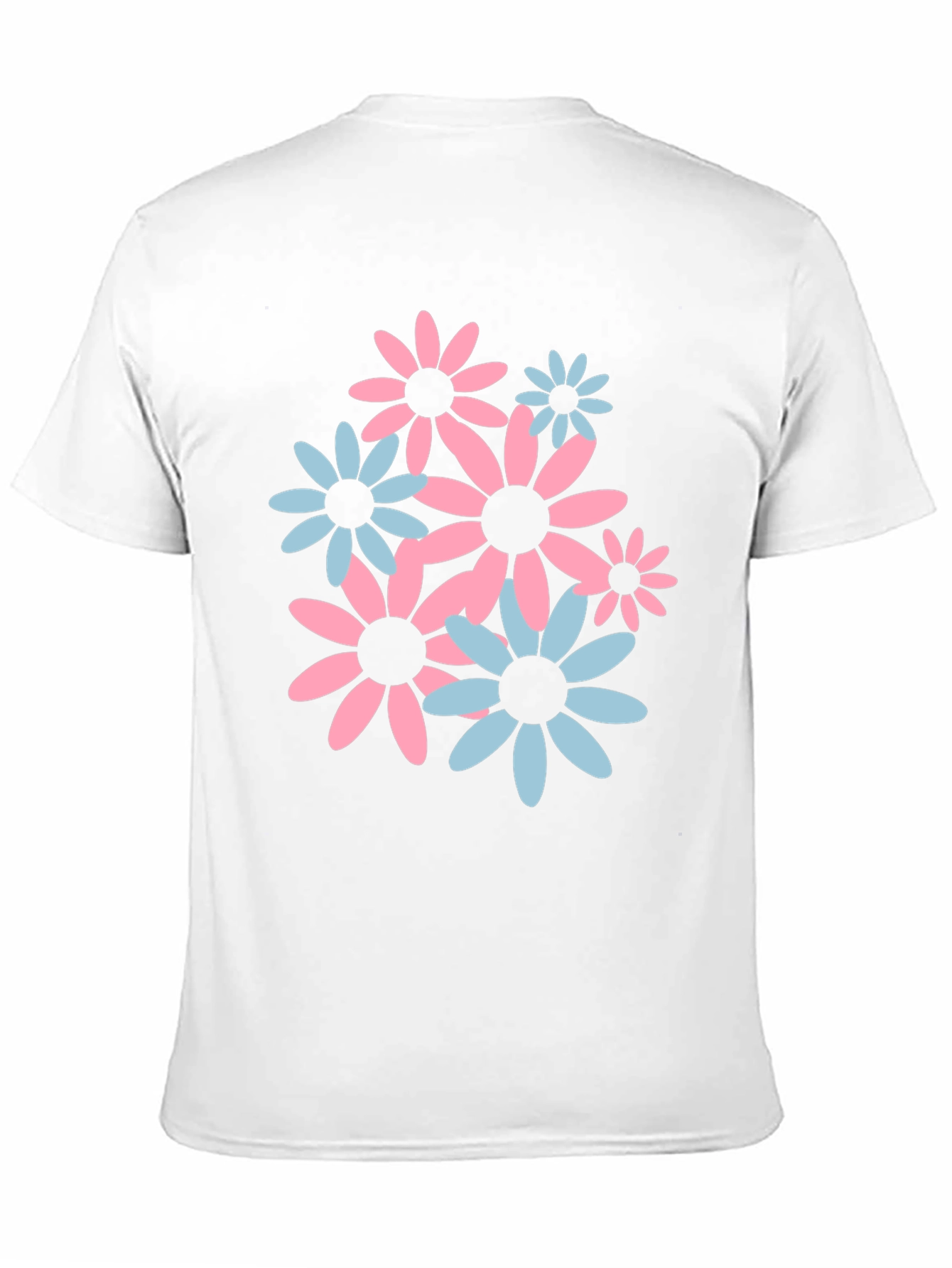 Black Floral Print Crew Neck T-Shirt view 11