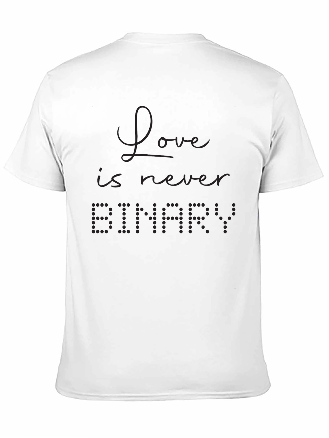 Black Love is Never Binary - Graphic Black Tee view 11