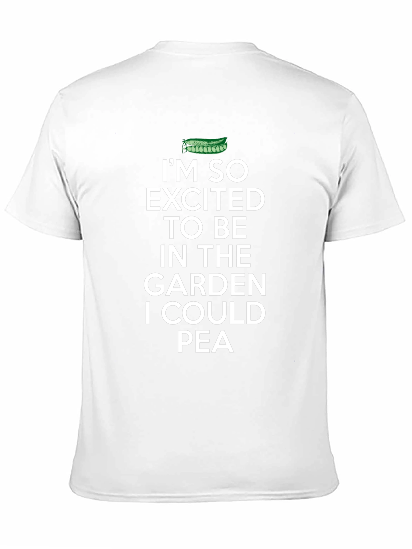 Black Funny Gardening T-Shirt - I Could Pea! view 11