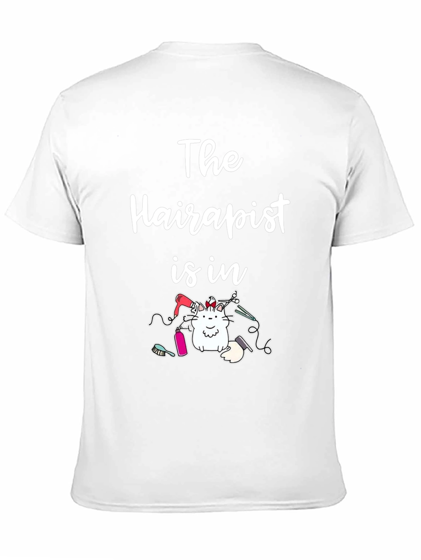 Black The Hairapist is in - Novelty T-Shirt view 11