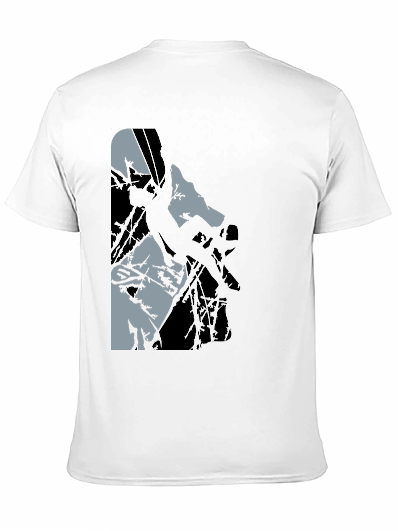 Black Black Graphic Tee: Climbing Silhouette view 11