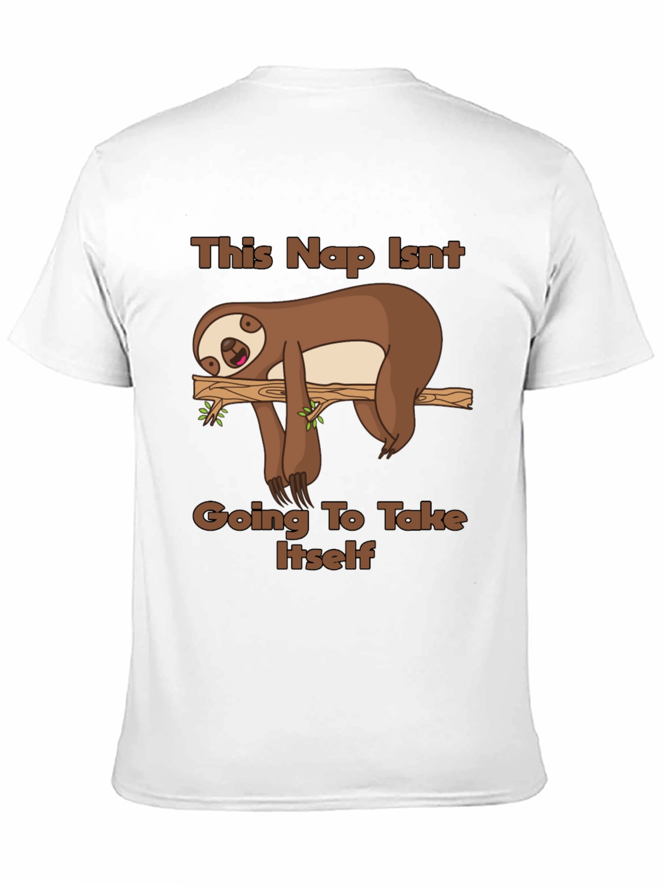 Black Sloth Nap T-Shirt - Funny Lazy Day Tee view 11