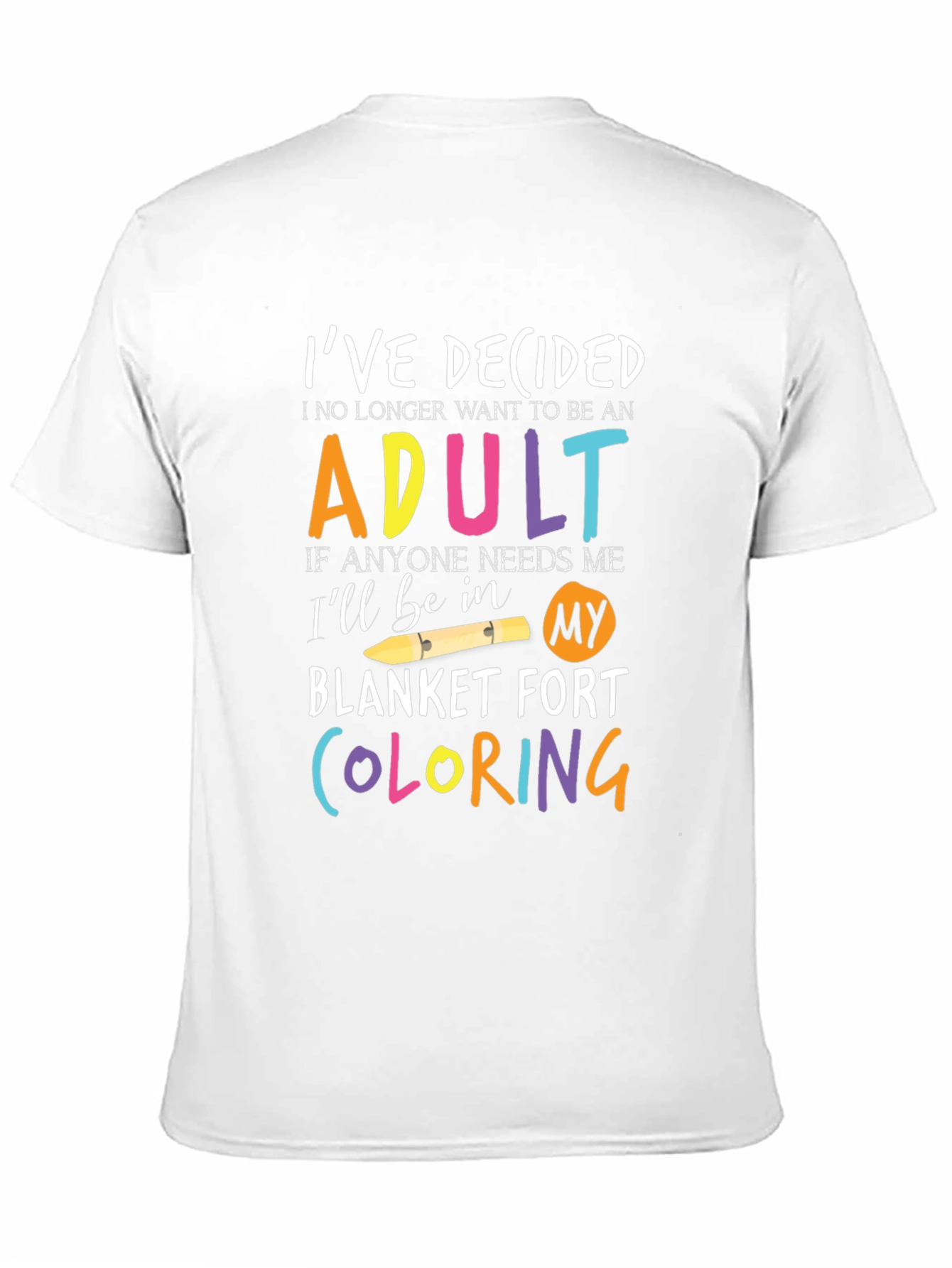 Black Funny Adulting T-Shirt view 11