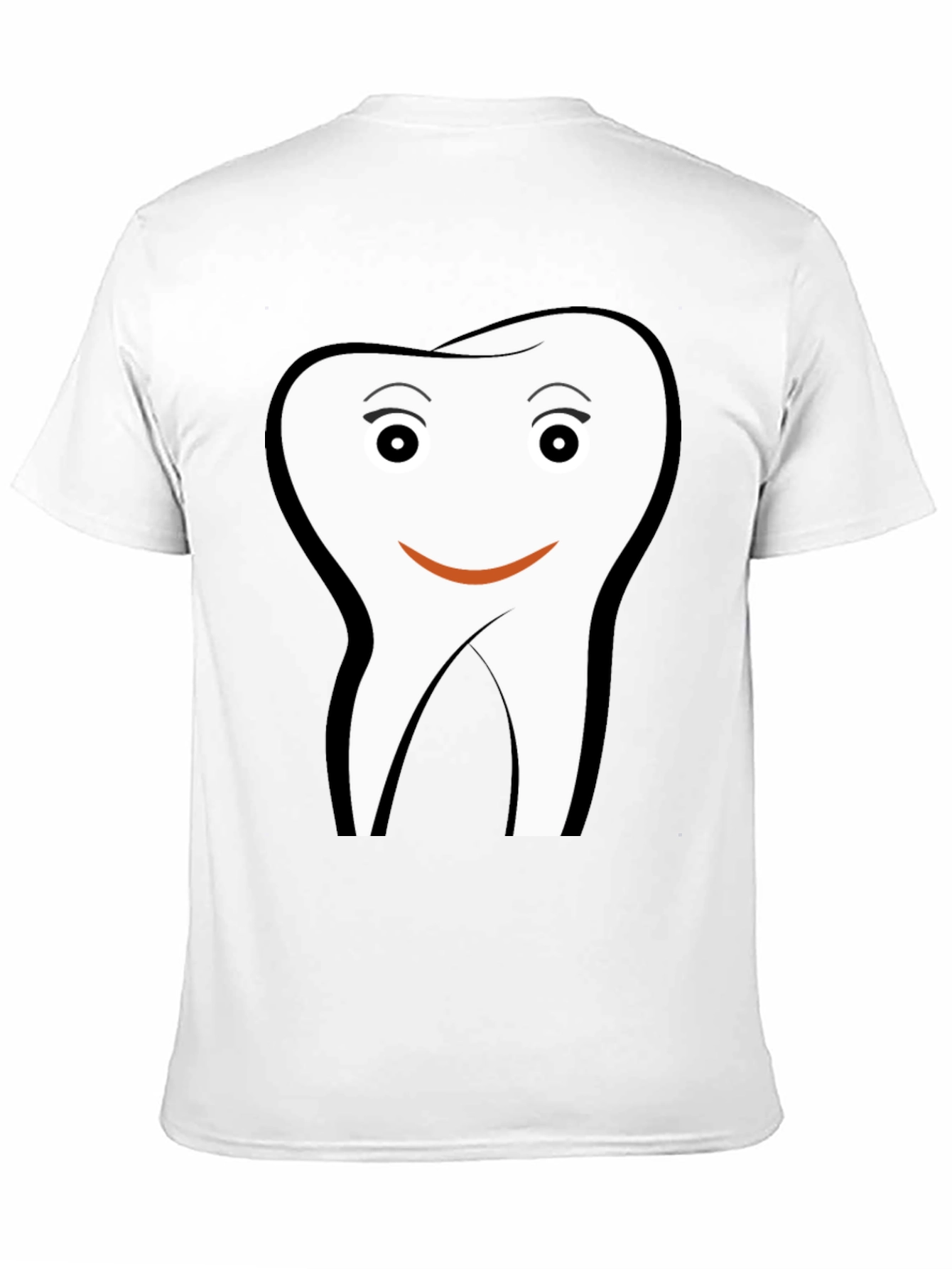 Black Funny Tooth Graphic Black T-Shirt view 11