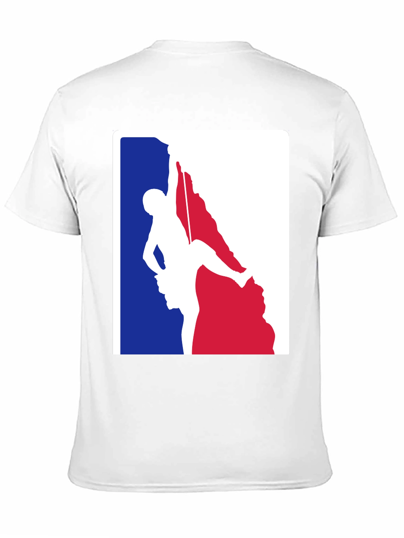 Black Climbing Graphic T-Shirt - Black Cotton Blend view 11