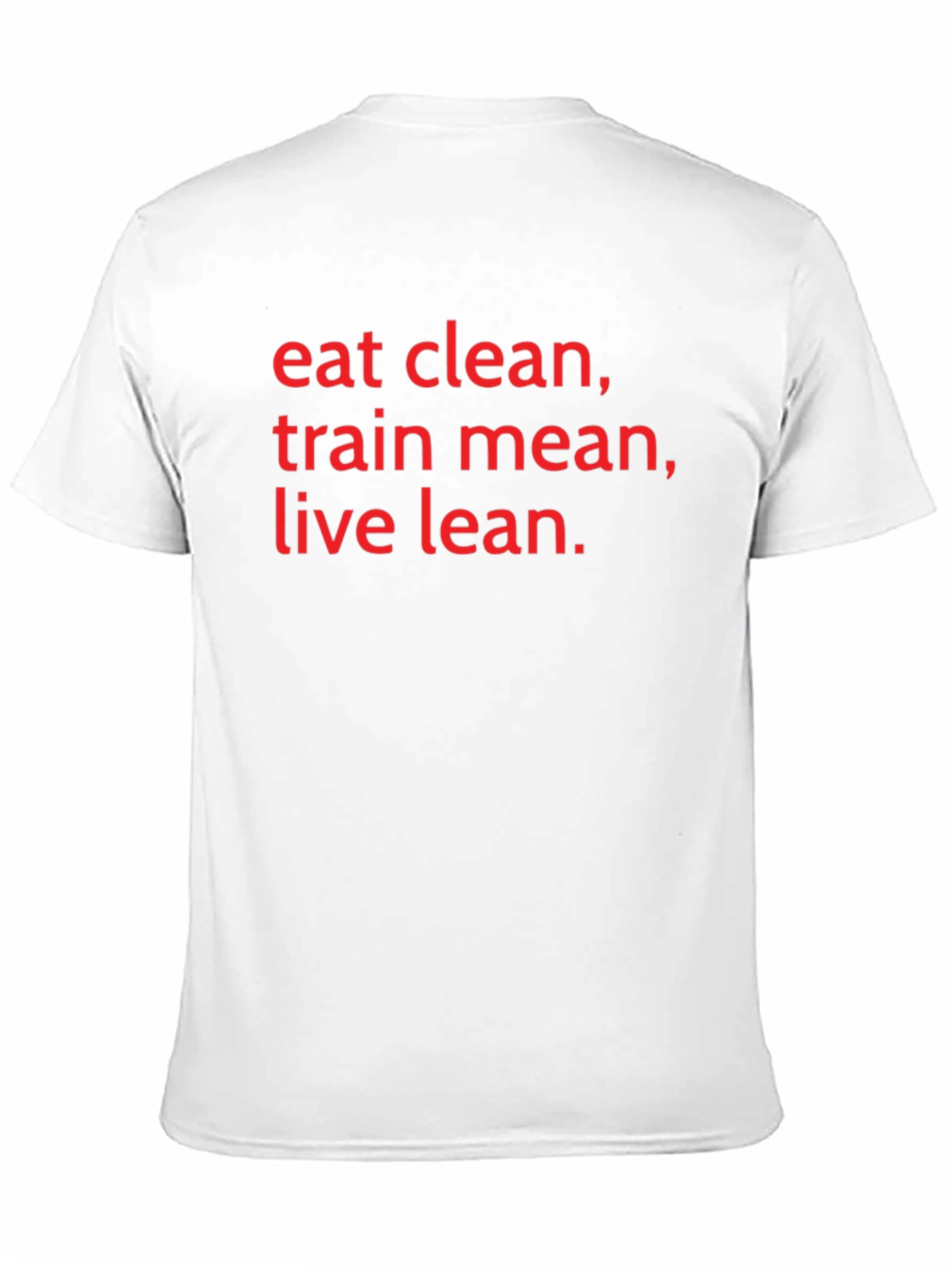 Black Eat Clean Train Mean Live Lean Black Tee view 11