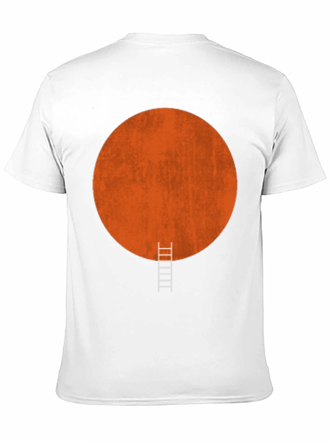Black Graphic Tee: Ladder to Orange Circle view 11
