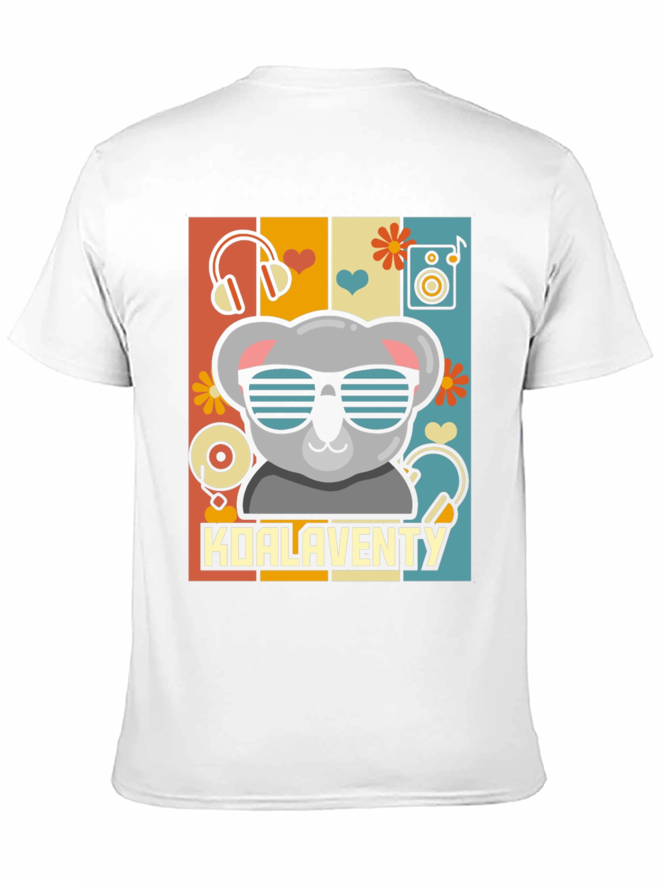 Black Koalaventy Music Lover T-Shirt view 11