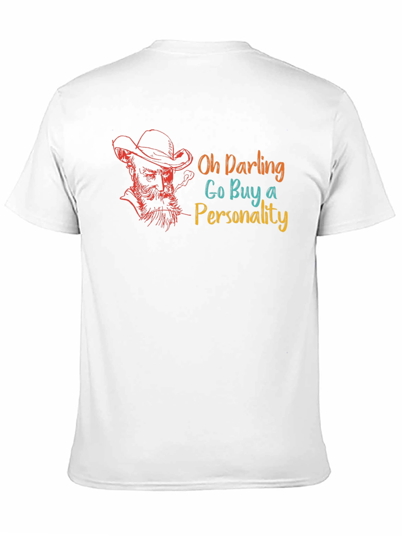 Black Oh Darling Buy A Personality Graphic T-Shirt view 11