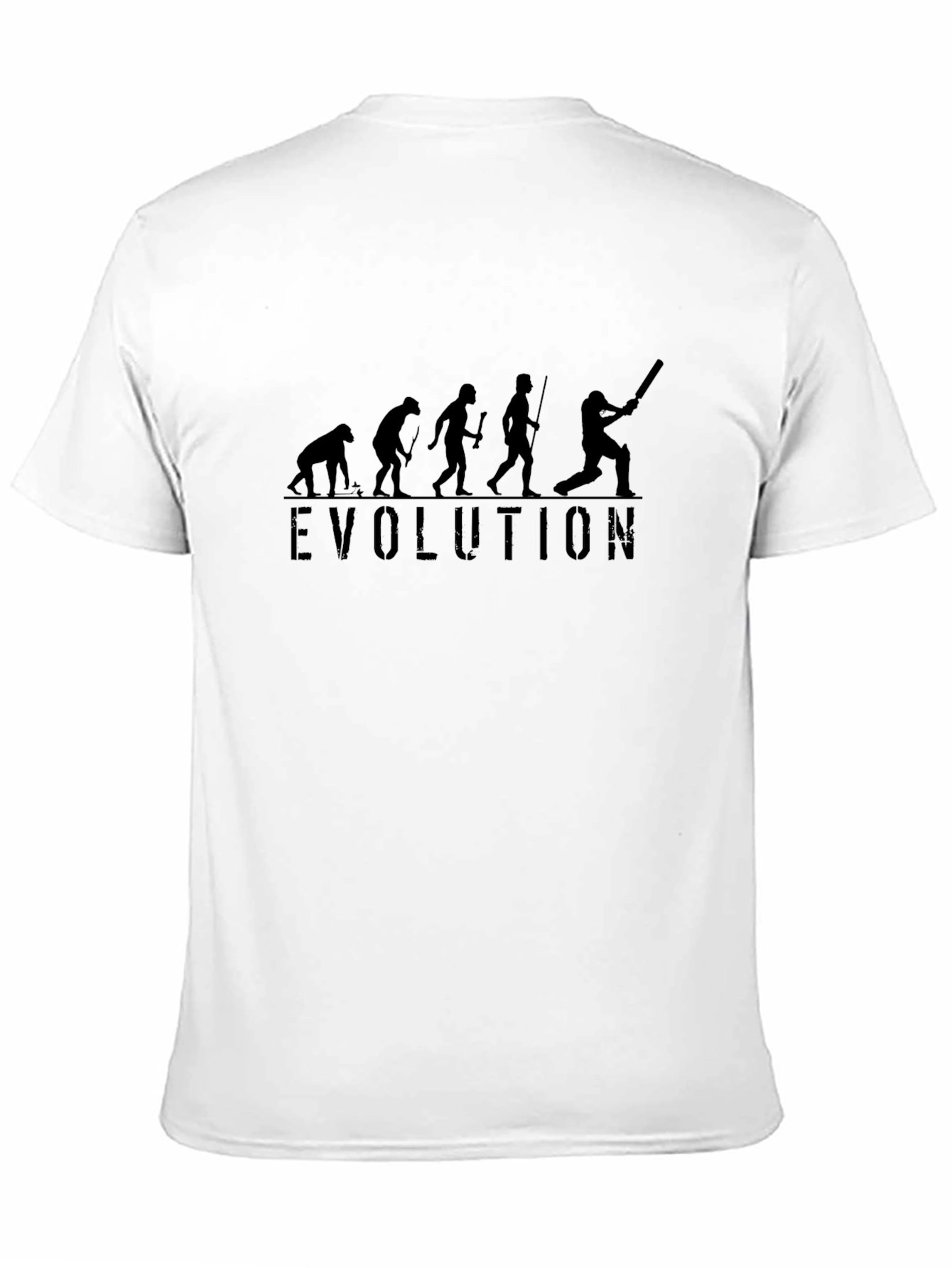 Evolution of Cricket Black Graphic T-Shirt - 11