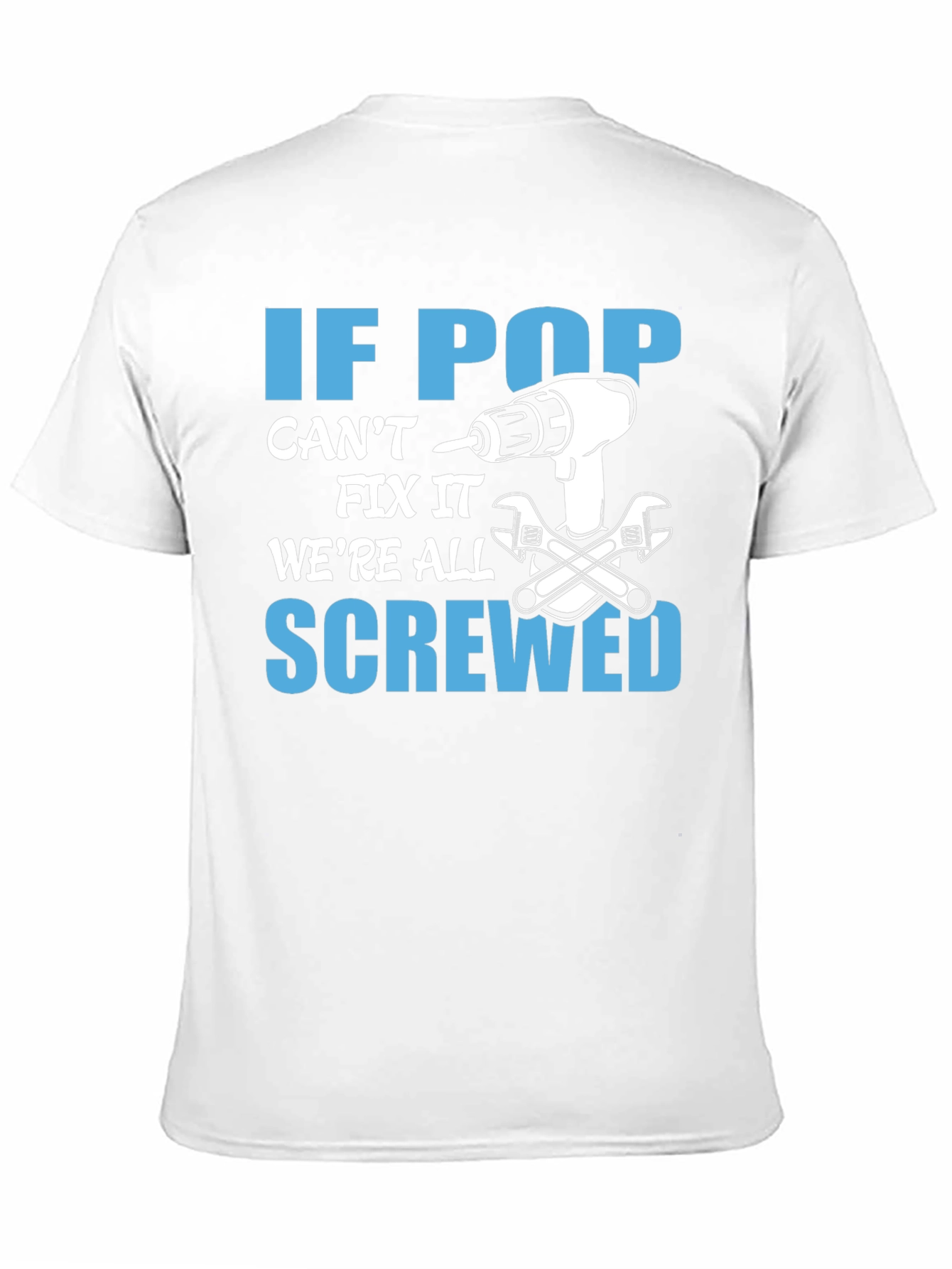 Black If Pop Can't Fix It T-Shirt view 11