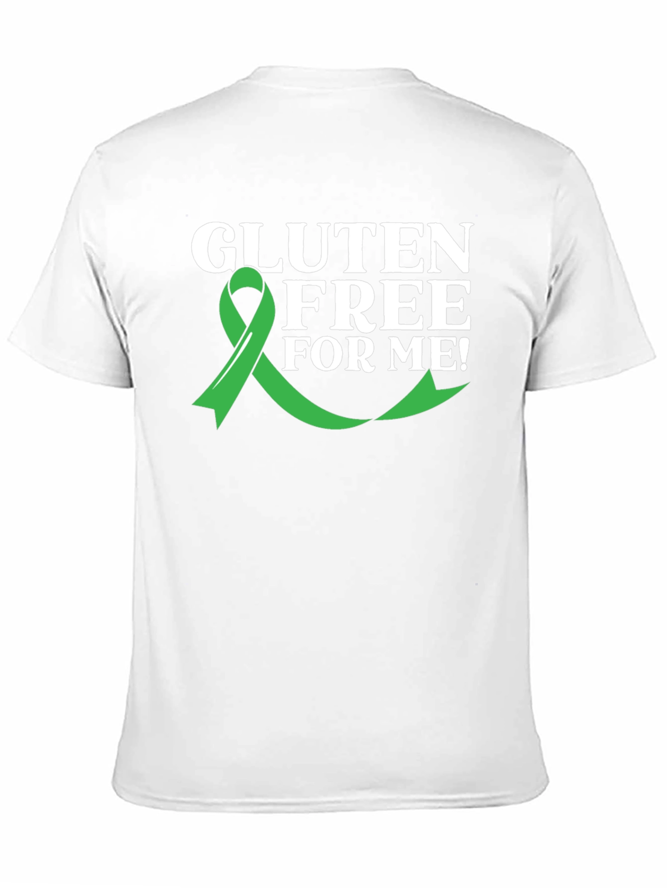 Black Gluten Free Awareness Ribbon T-Shirt view 11