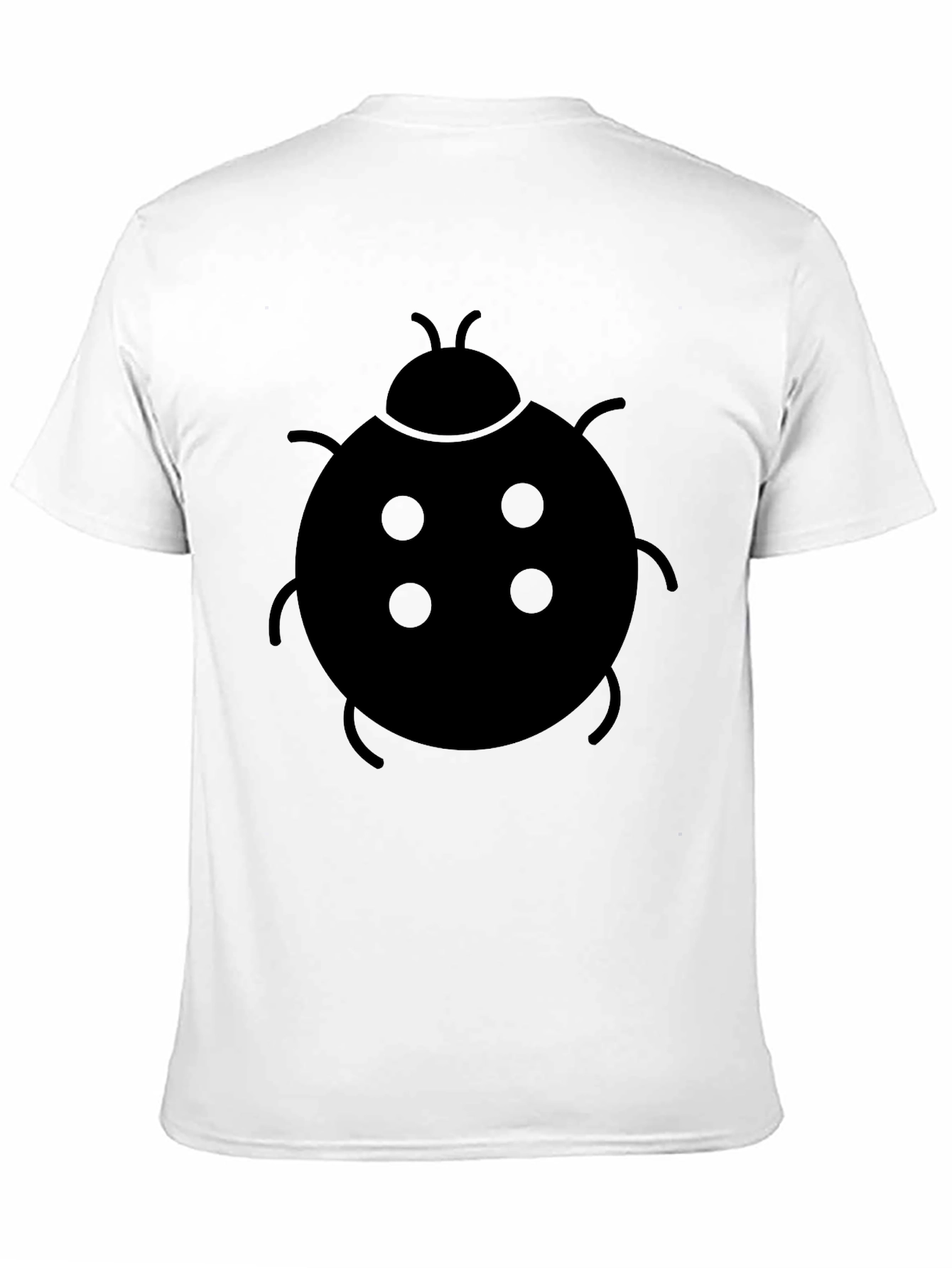 Black Ladybug Graphic Black T-Shirt view 11