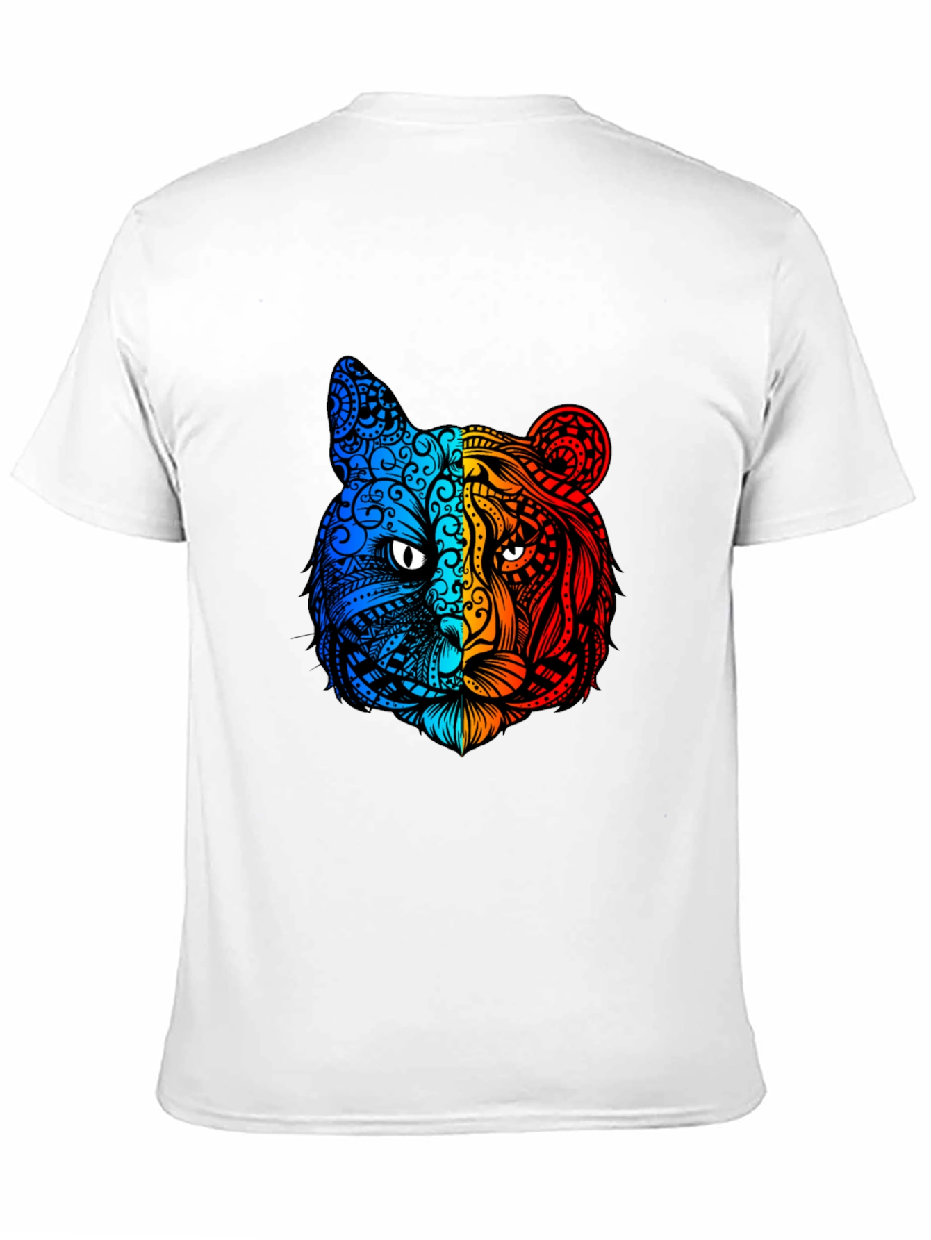 Black Vibrant Tiger Graphic Tee - Unique Animal Design view 11