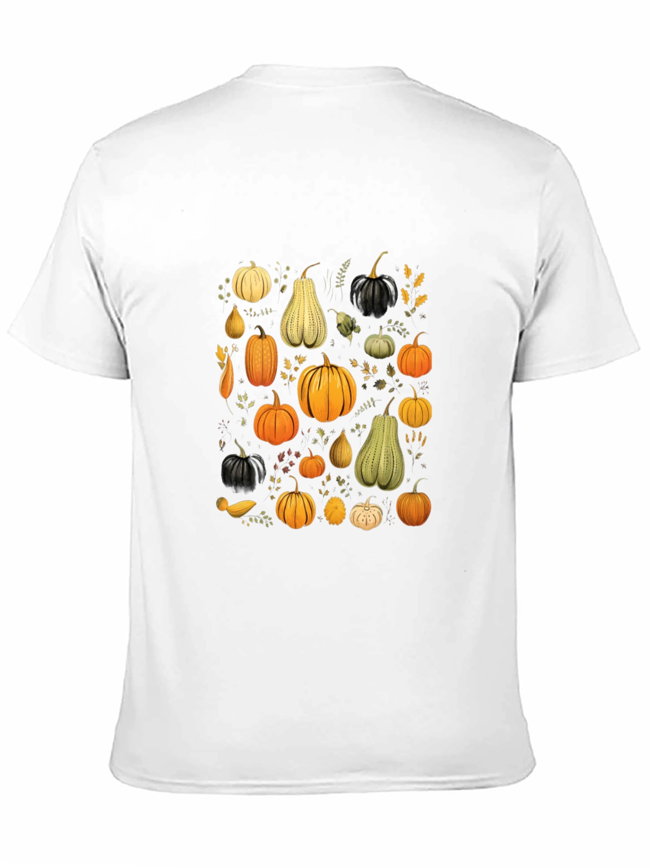Black Pumpkin Patch Graphic Tee - Stylish Fall Apparel view 11