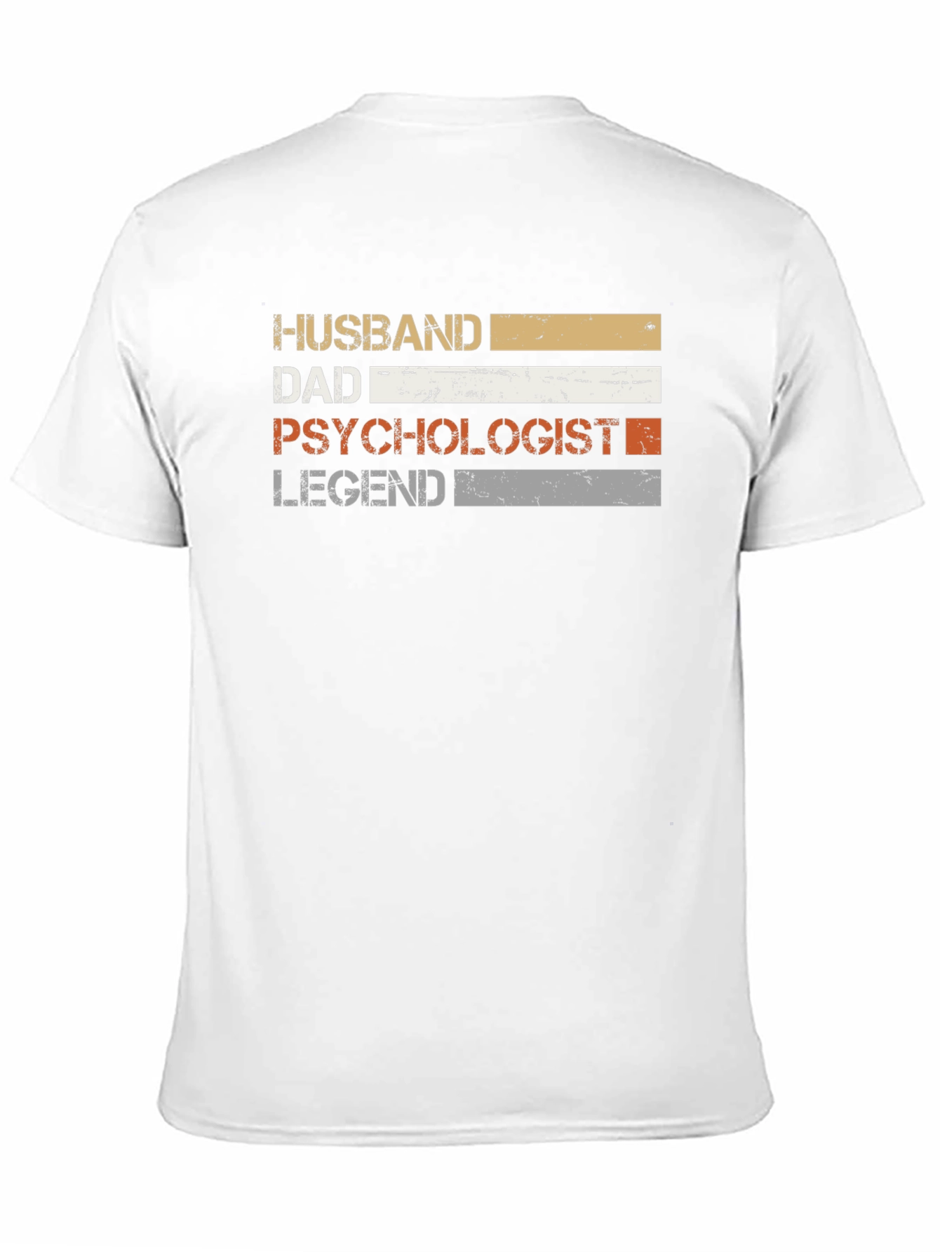 Black Husband Dad Psychologist Legend Graphic T-Shirt view 11