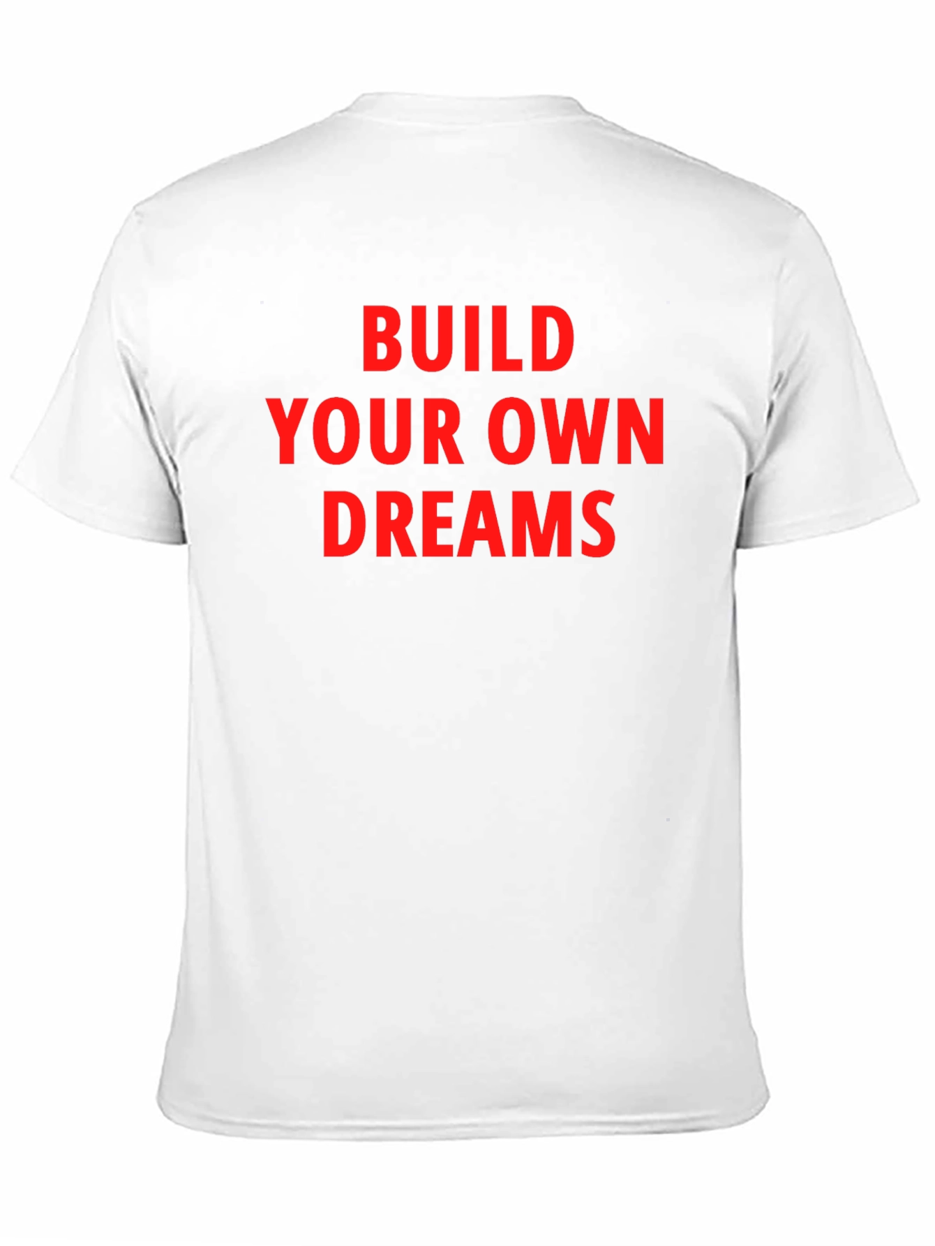 Black Motivational T-Shirt - Build Your Dreams view 11