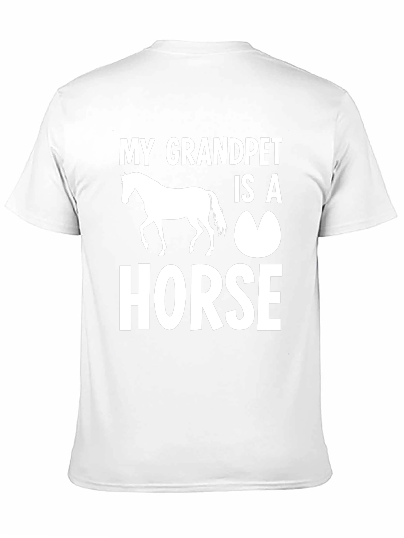 Black My Grandpet is a Horse Graphic T-Shirt view 11