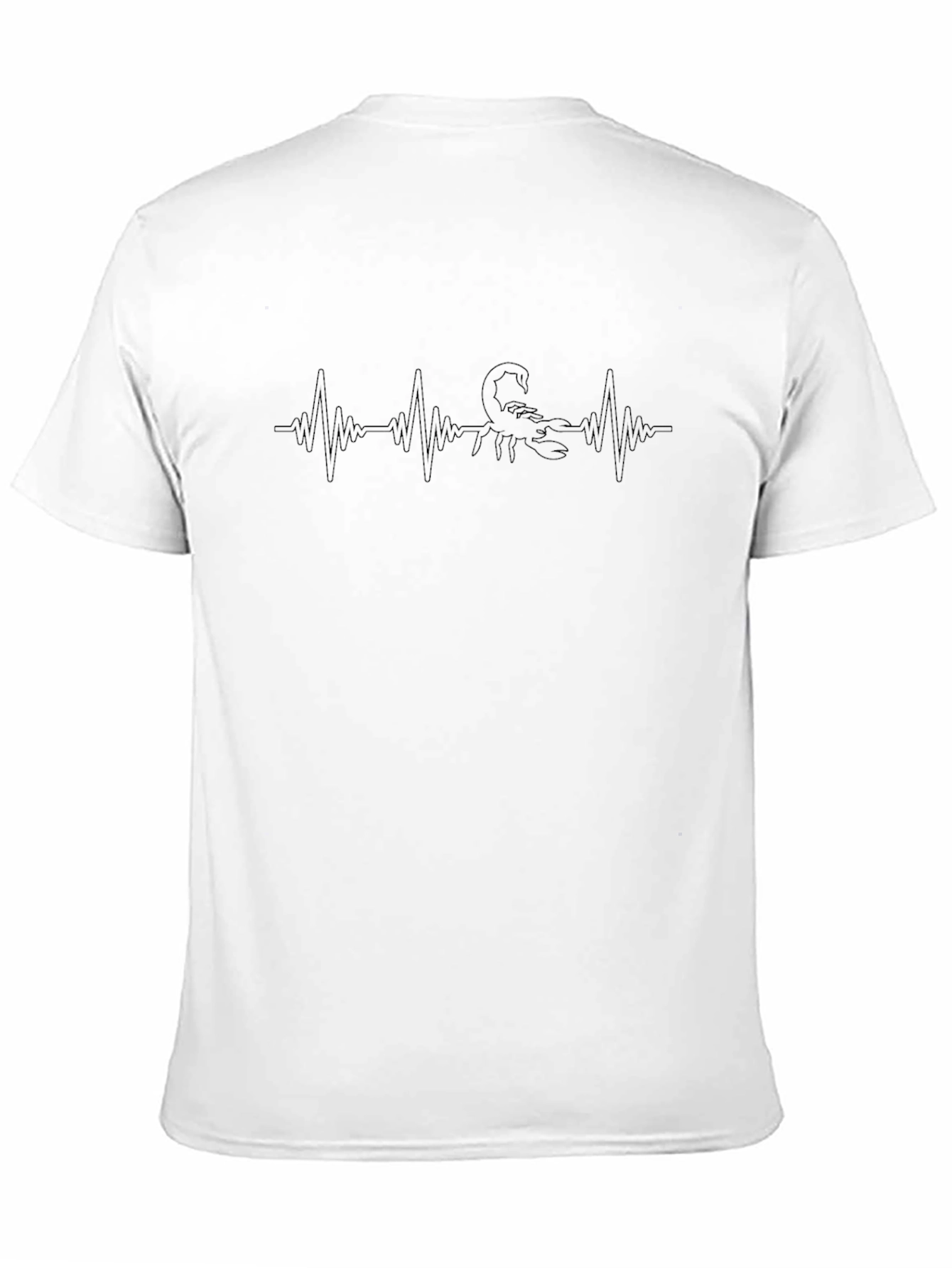 Black Scorpion Heartbeat Graphic Tee - Black view 11