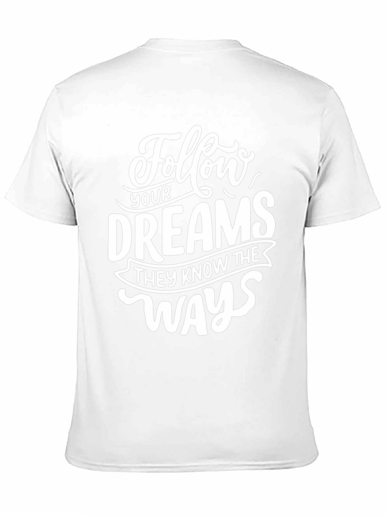 Black Follow Your Dreams Graphic Tee - Black view 11