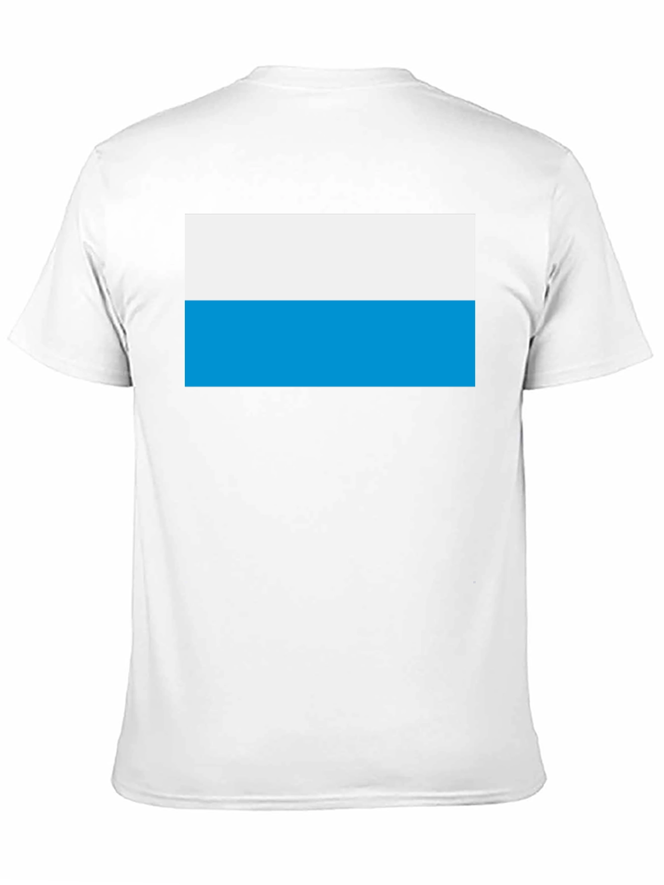 Black San Marino Flag T-Shirt - Black Cotton Tee view 11