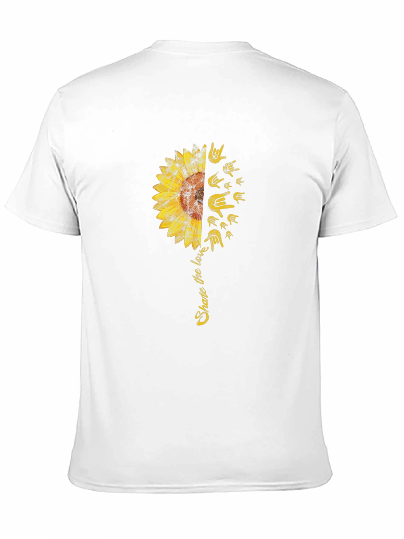 Black Share the Love Sunflower Graphic Tee view 11