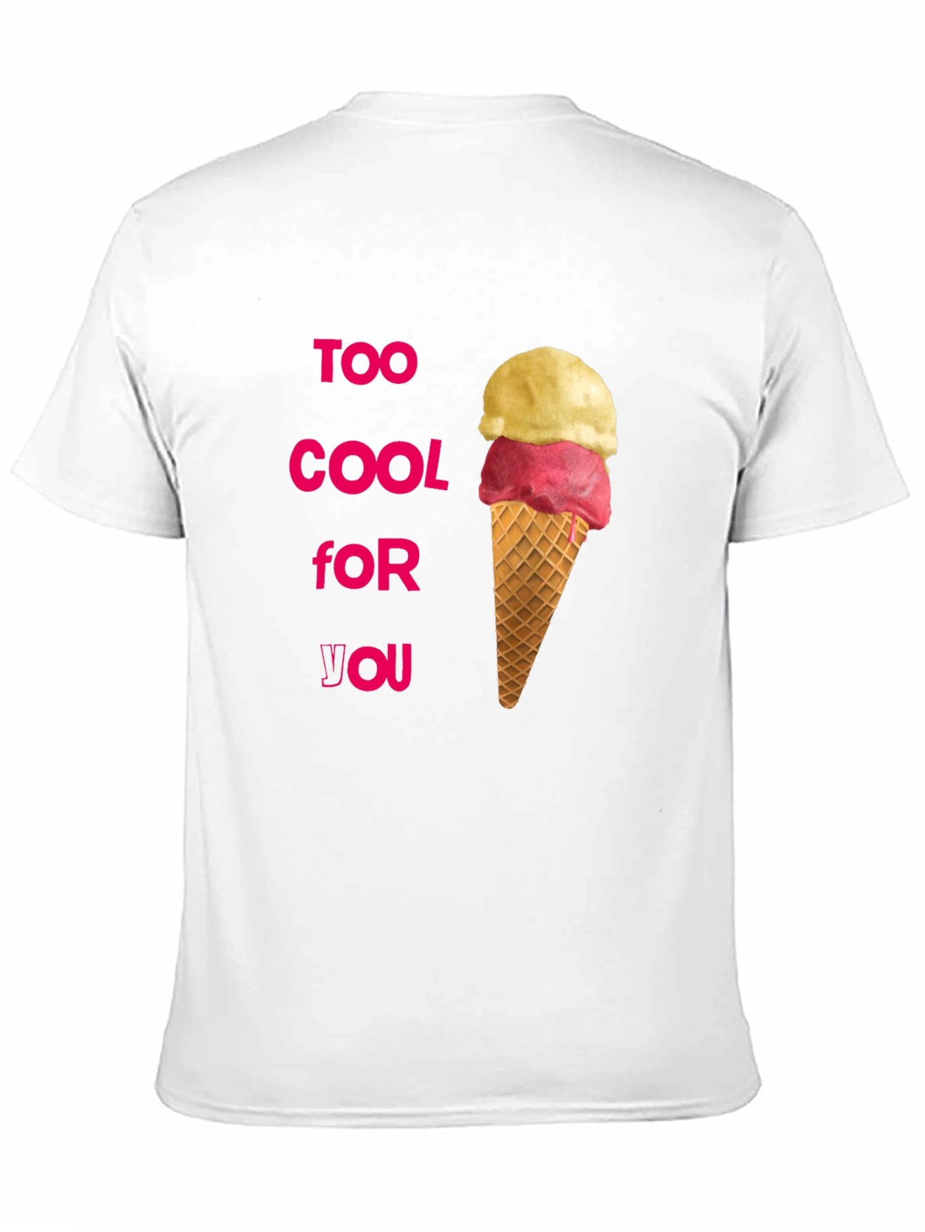 Black Too Cool Ice Cream T-Shirt view 11