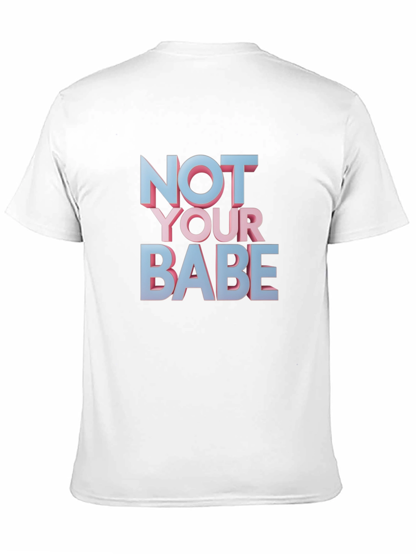 Black Not Your Babe Graphic T-Shirt view 11