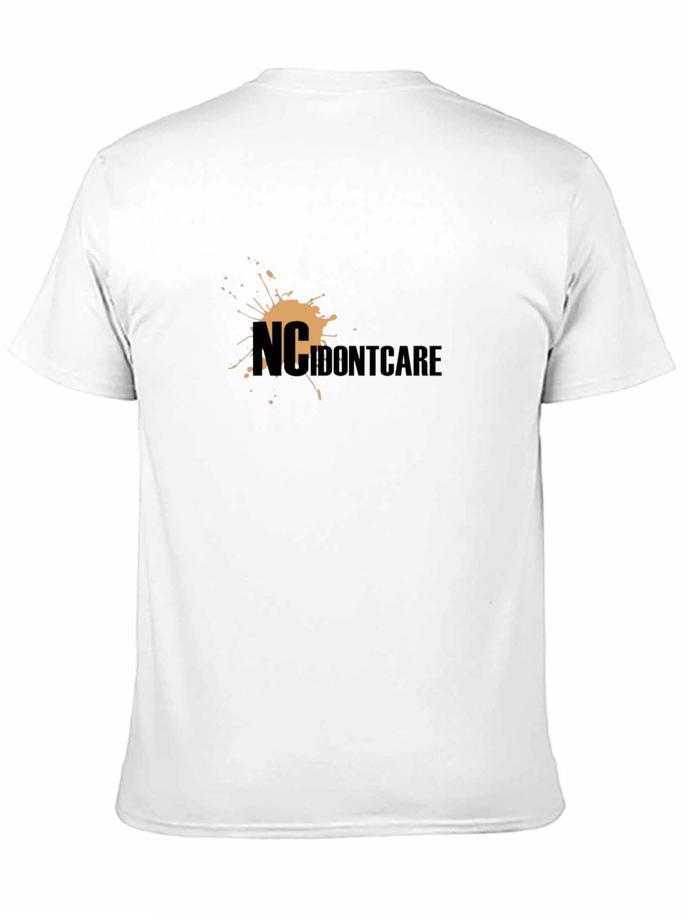 Black NC IDONTCARE Graphic T-Shirt - Bold Statement Tee view 11