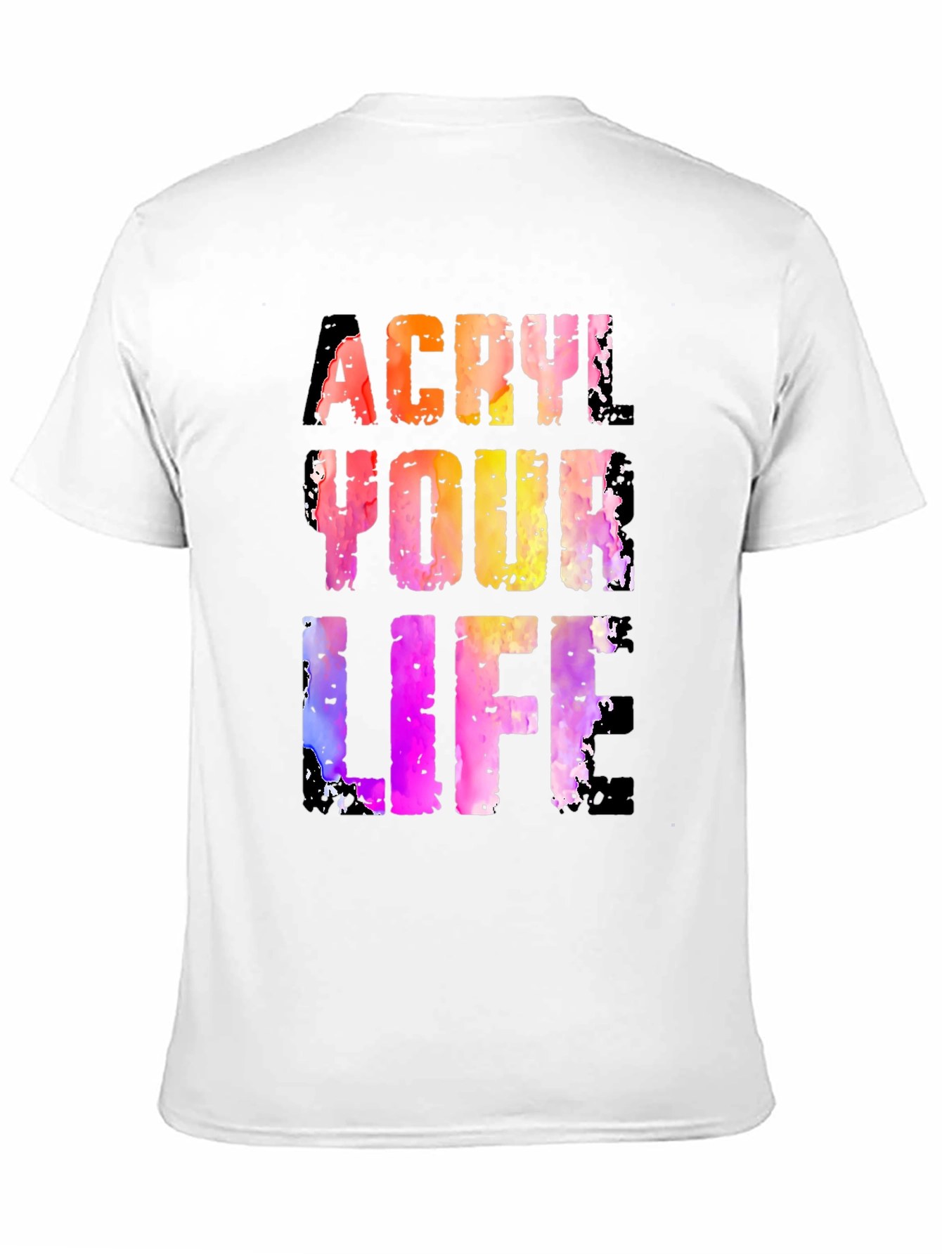 Black Acrylic Your Life Graphic Tee - Black T-Shirt view 11