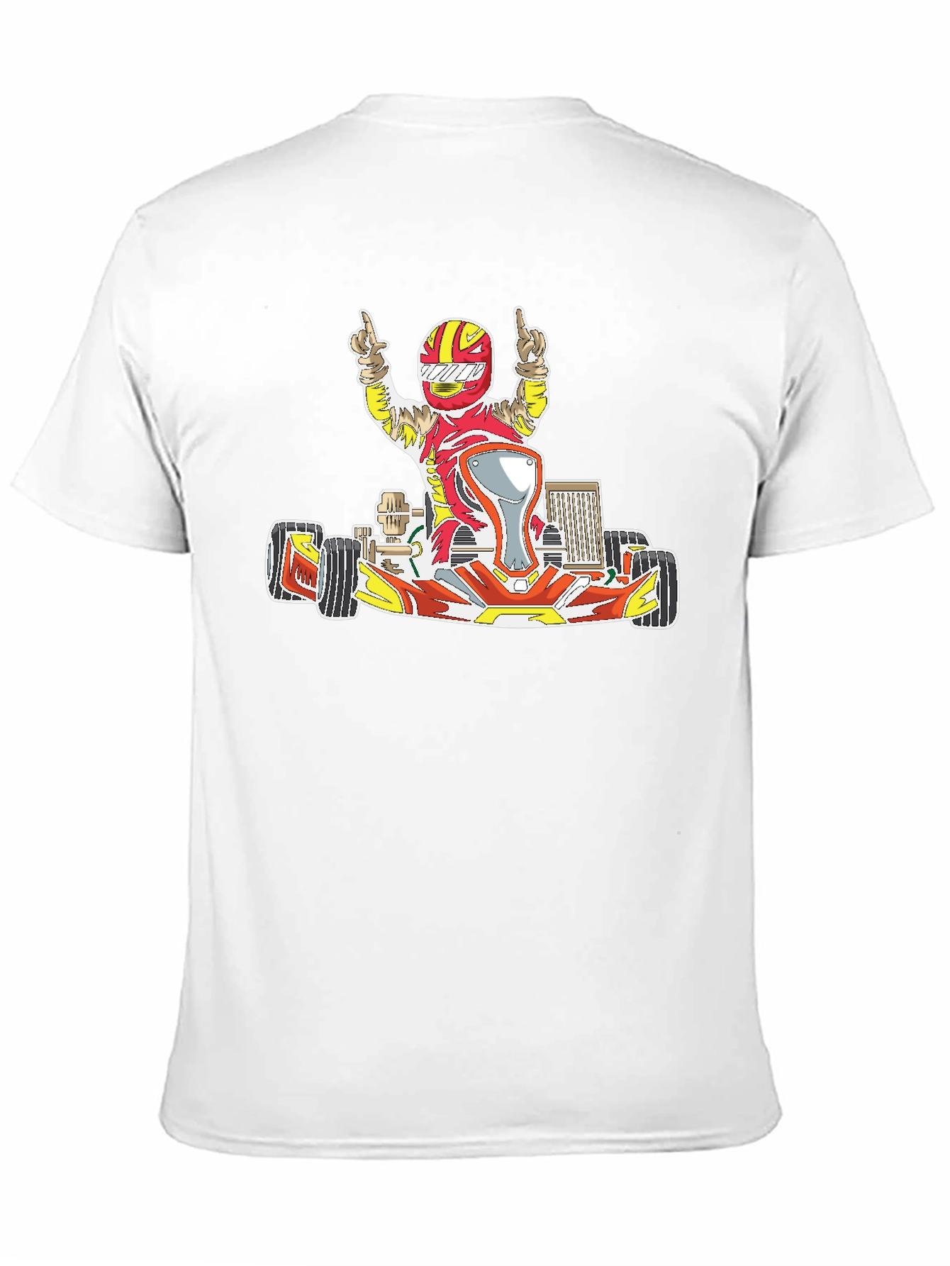 Black Kart Racer Graphic T-Shirt - Black view 11