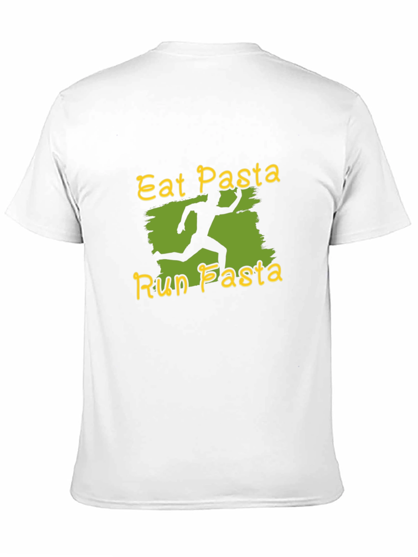 Black Eat Pasta Run Pasta Black T-Shirt view 11