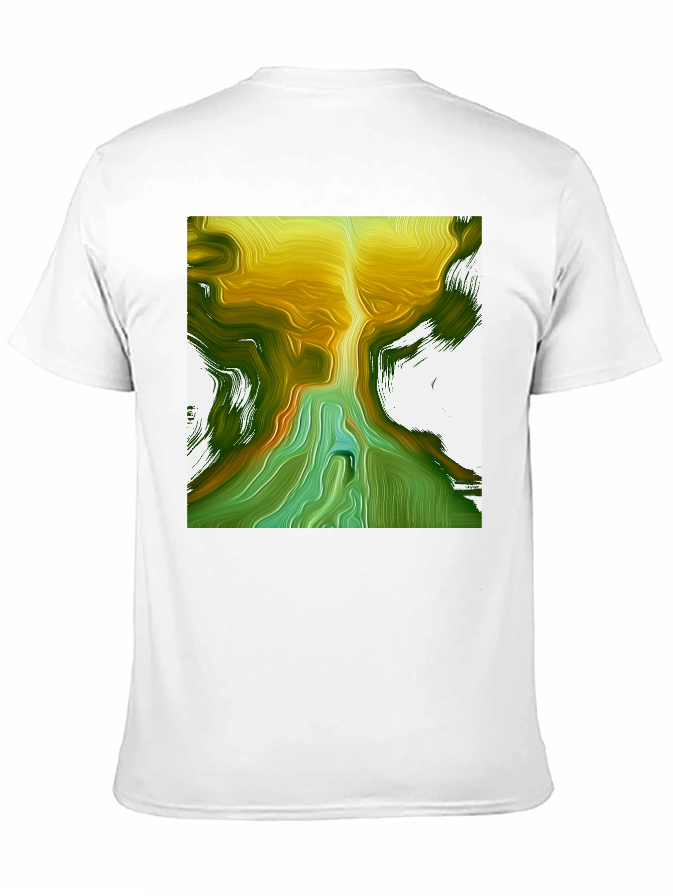 Black Abstract Art T-Shirt - Unique Design view 11