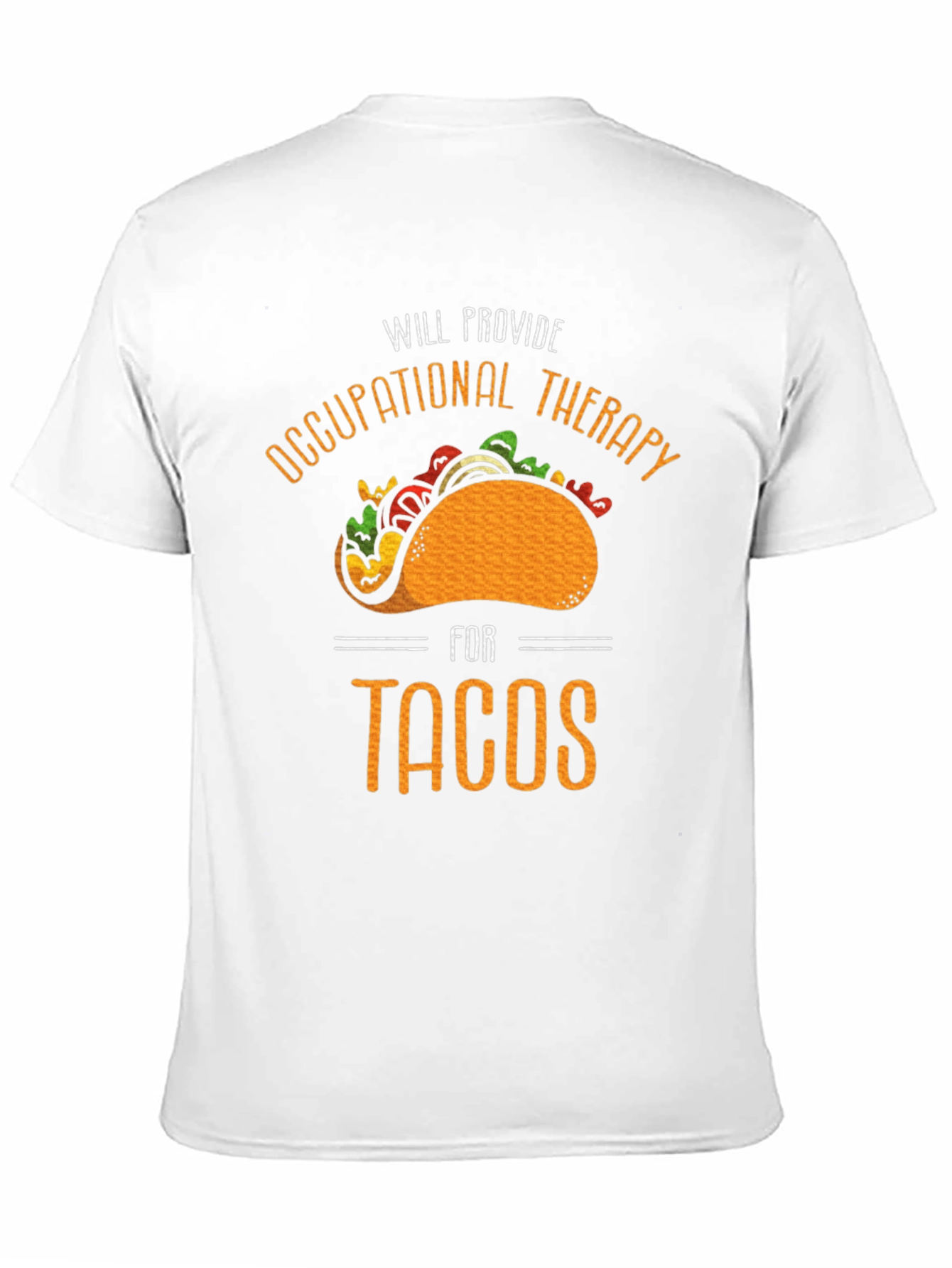 Black Occupational Therapy Tacos Graphic Tee view 11