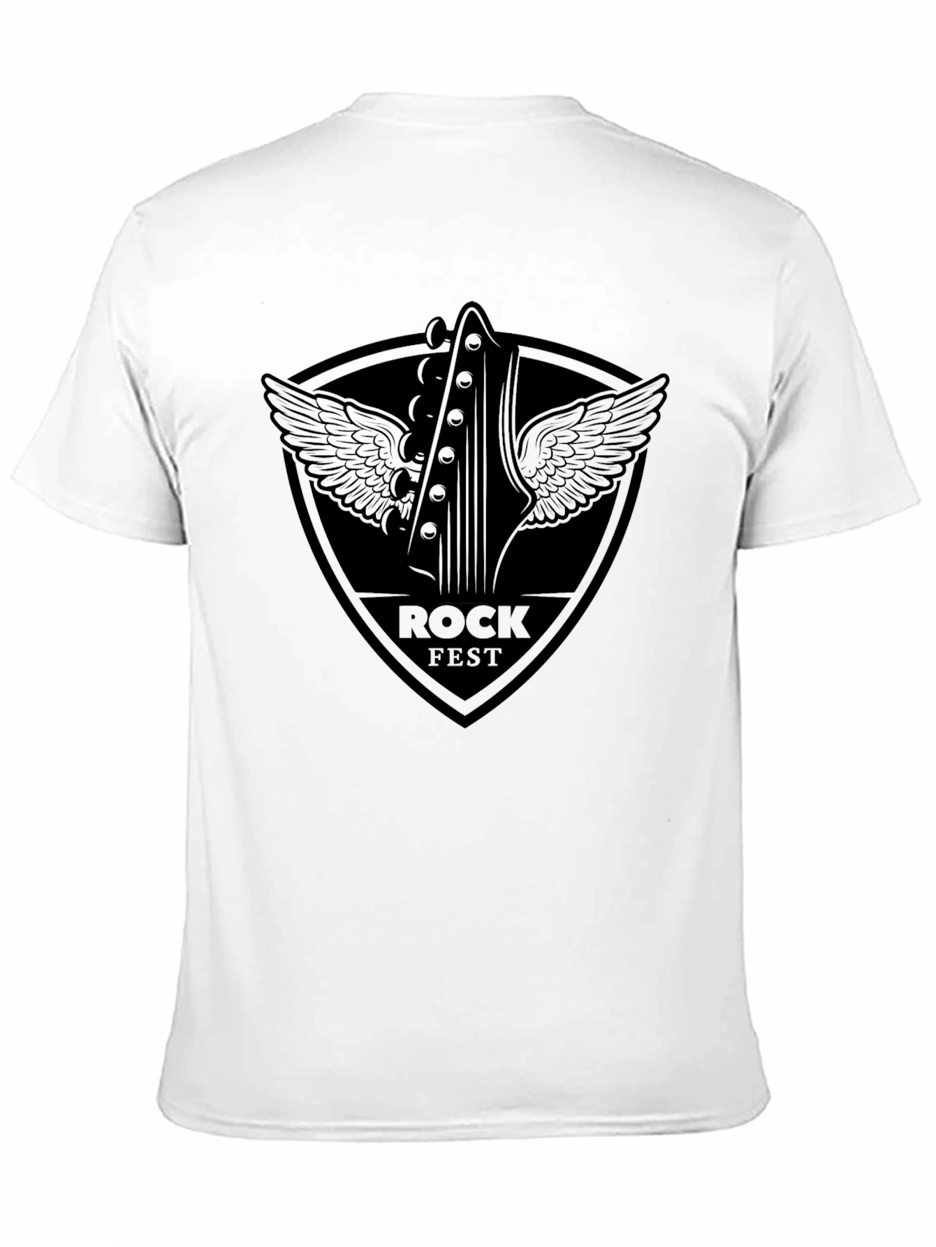 Black Rock Fest Graphic Tee - Black Cotton Blend Shirt view 11