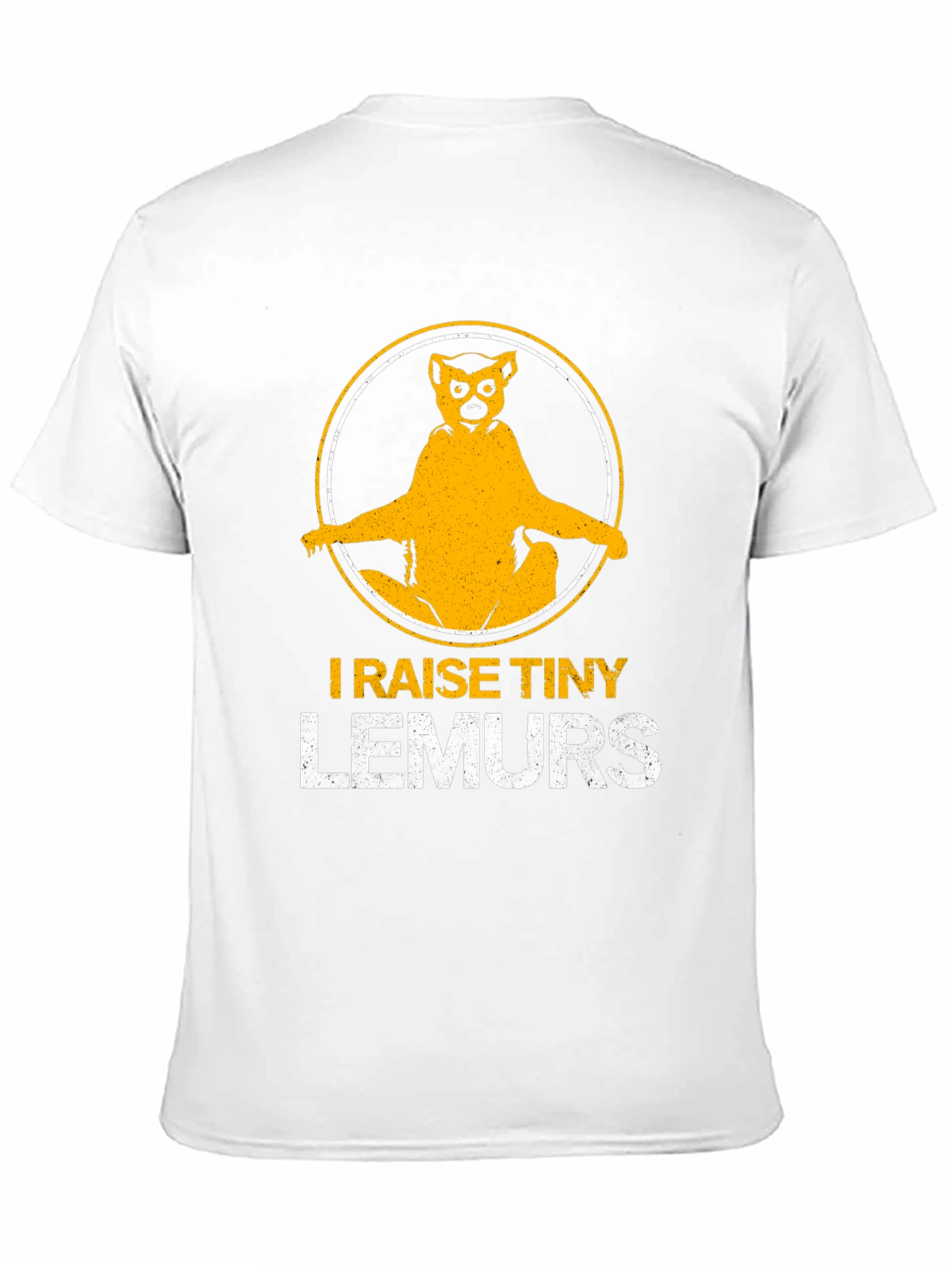 Black I Raise Tiny Lemurs T-Shirt - Funny Animal Lover Tee view 11
