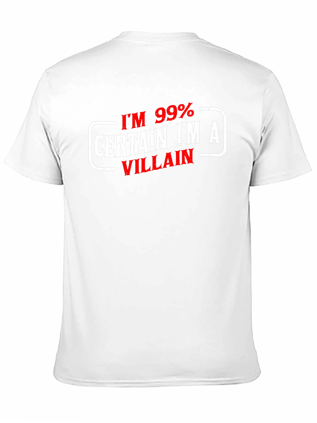 Black Villain T-Shirt - Funny Graphic Tee view 11