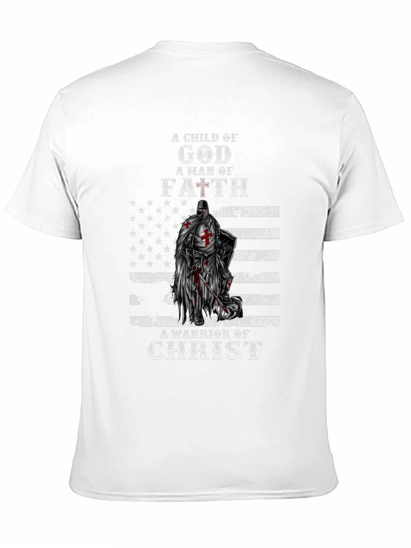 Black Faith Warrior Graphic Tee view 11