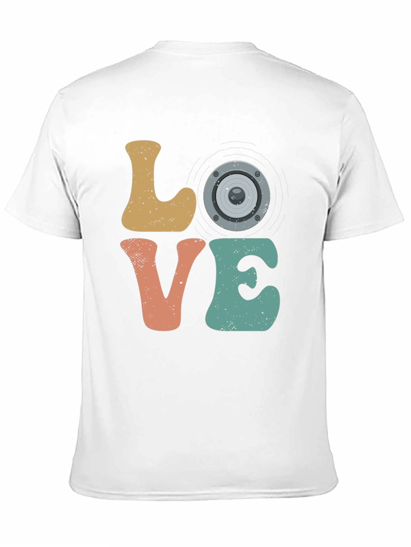 Black Love Speaker T-Shirt - Music Lover Tee view 11