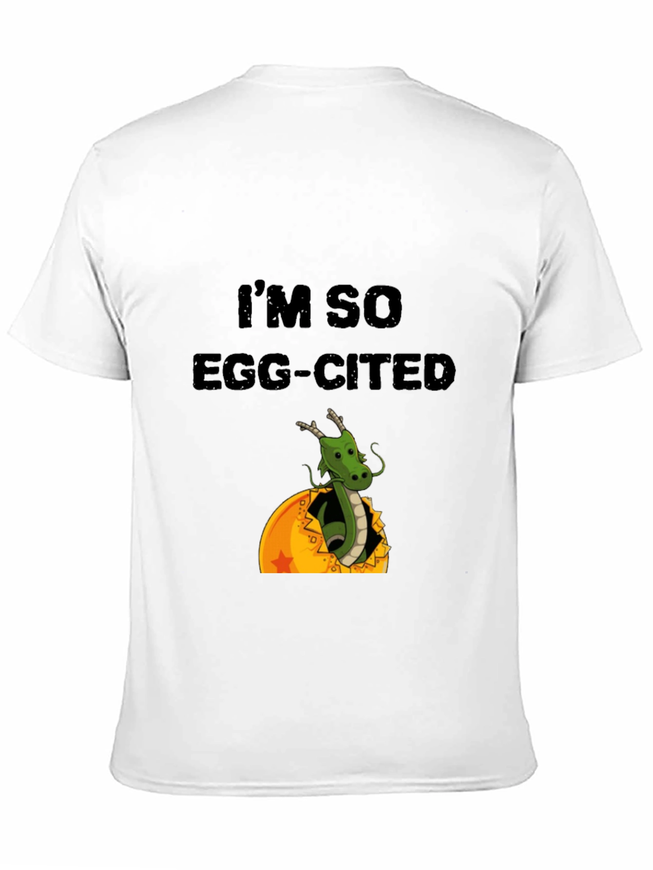 Black I'm So Egg-Cited Dragon T-Shirt view 11