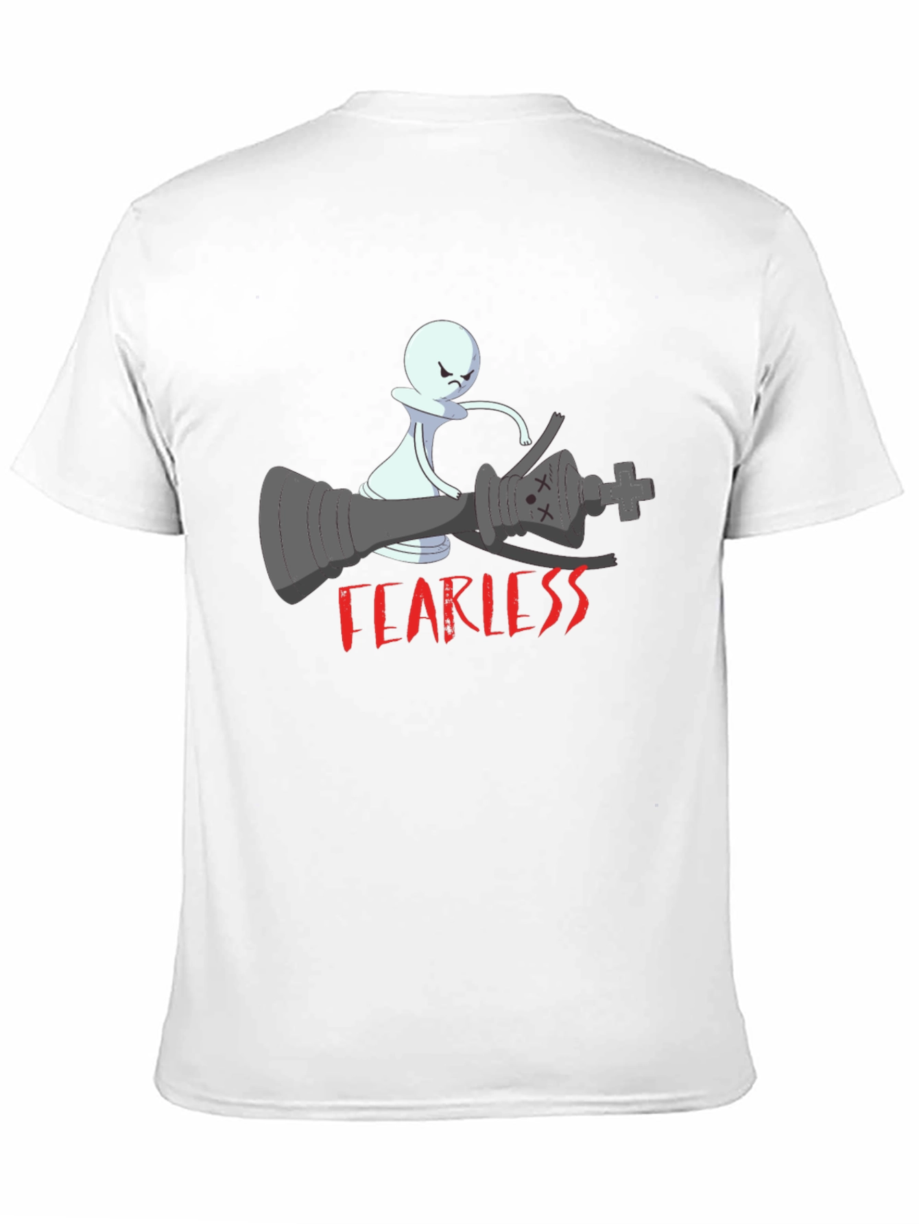 Fearless Chess Piece Graphic T-Shirt - 11