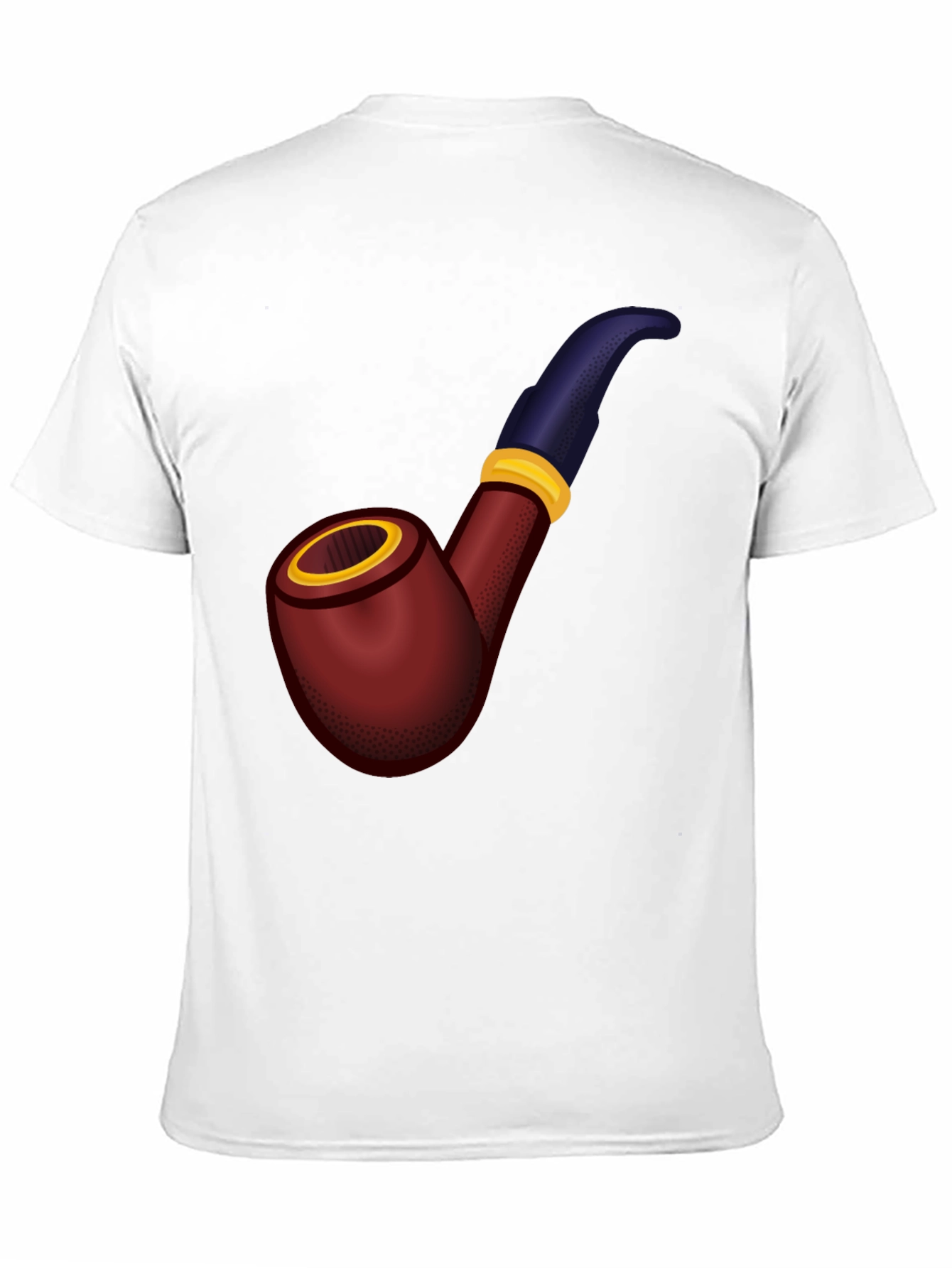 Black Smoking Pipe Graphic Tee - Classic Style view 11