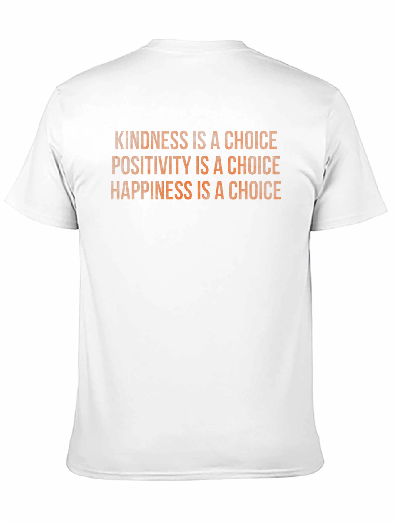 Black Kindness Positivity Happiness Choice Black T-Shirt view 11