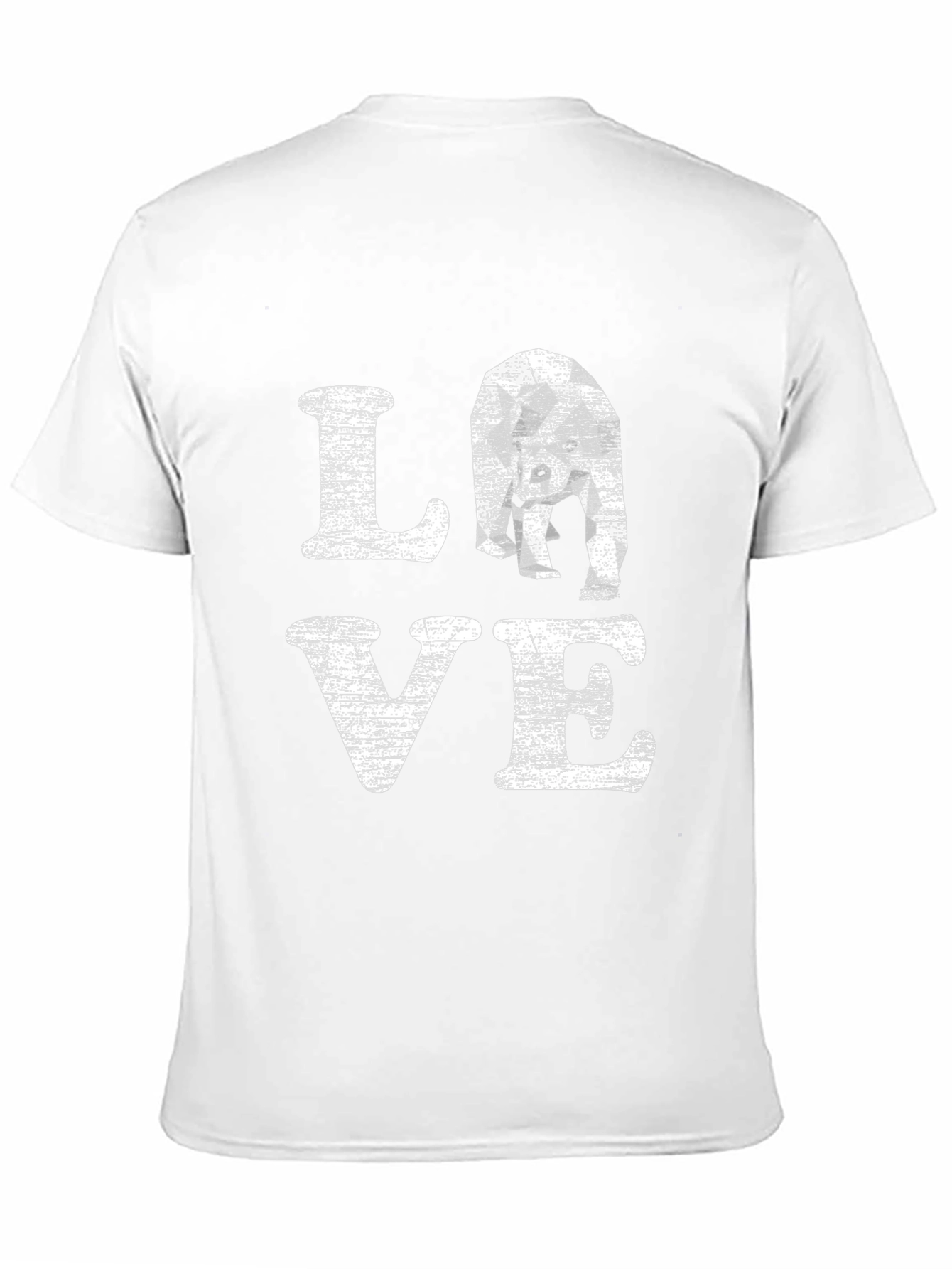 Black Love Elephant Graphic Tee - Black Cotton Blend view 11