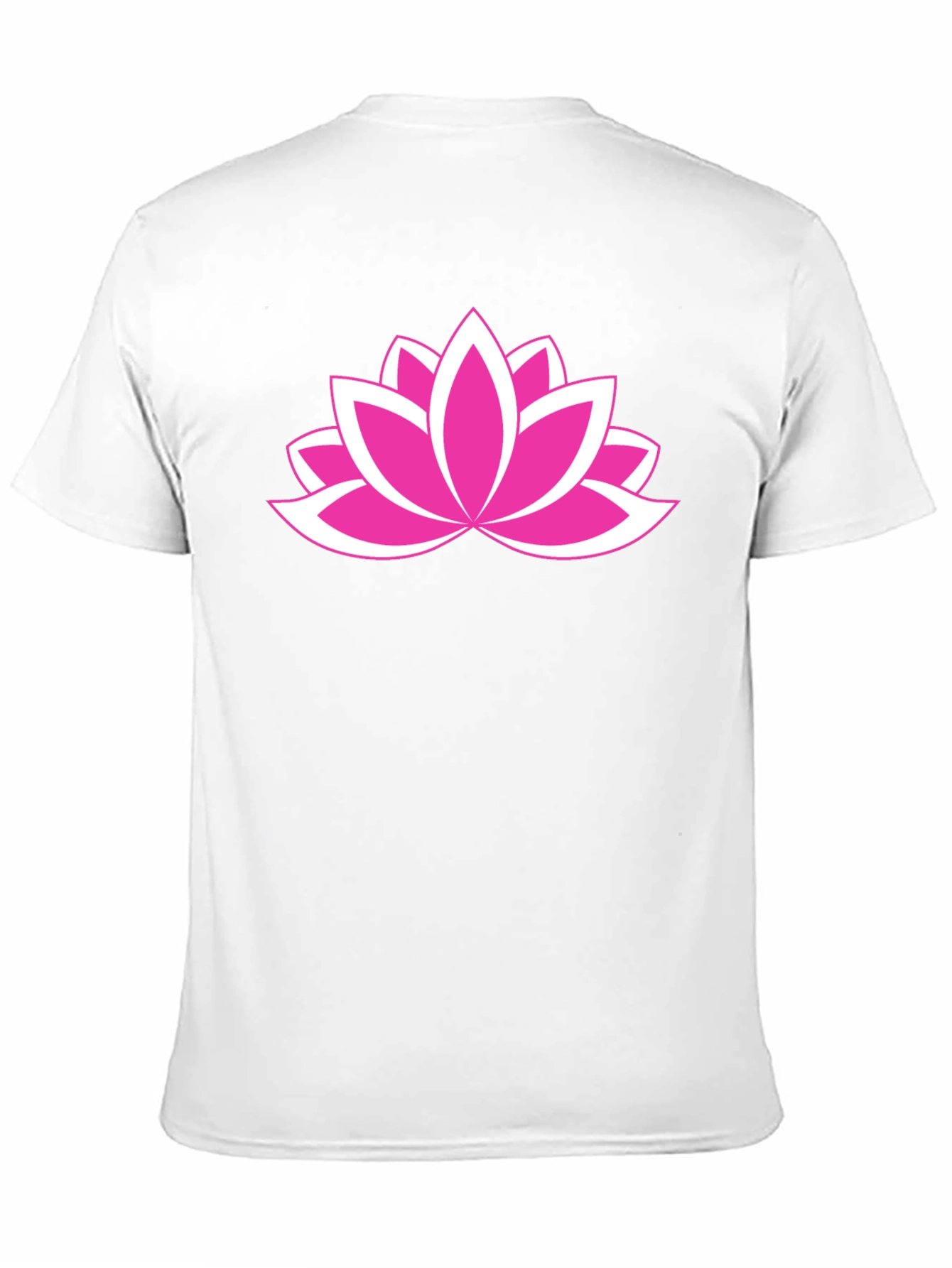 Black Lotus Flower Graphic Tee - Black Cotton Comfort view 11