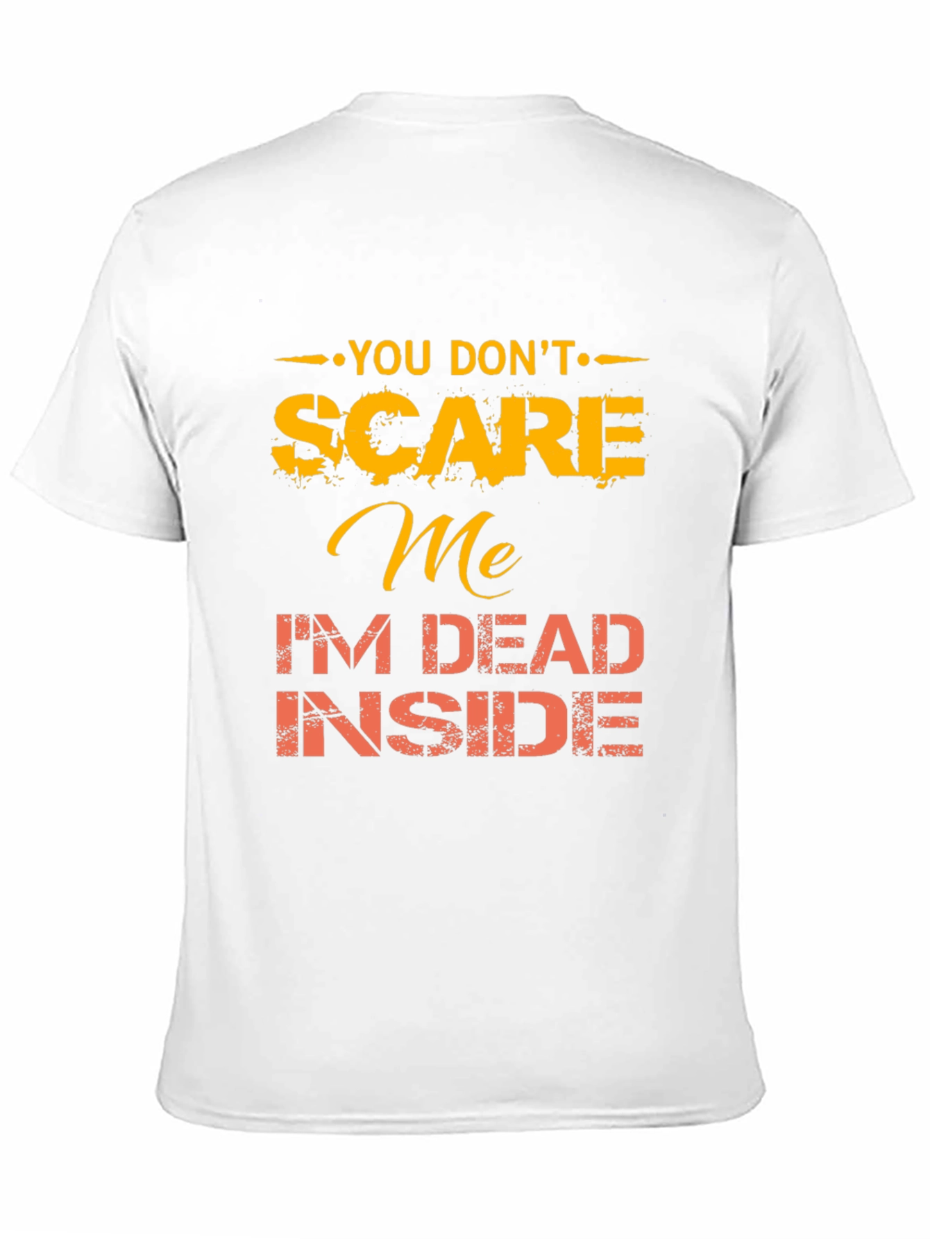 Black You Don't Scare Me Funny Graphic Tee view 11