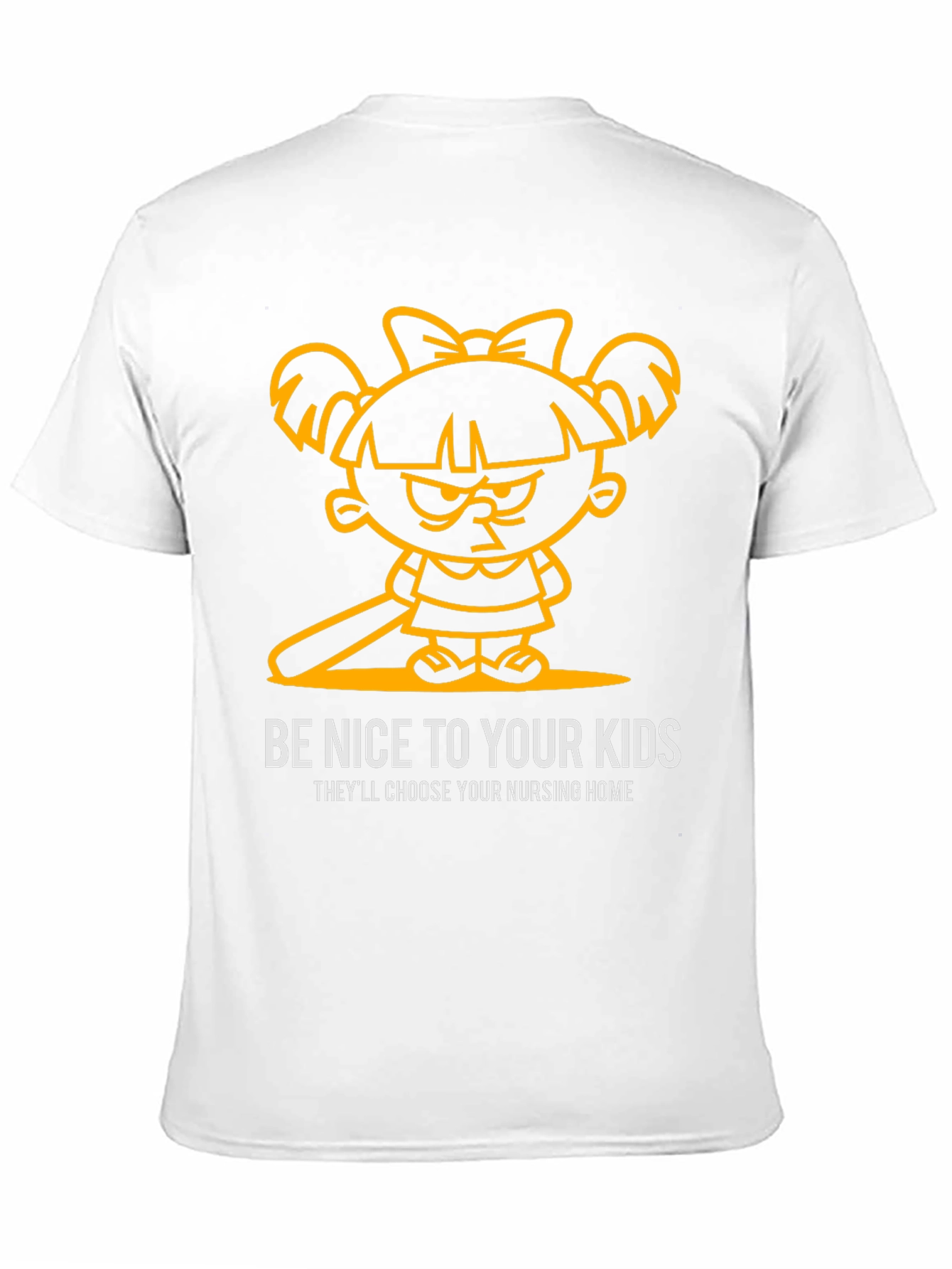 Black Be Nice To Your Kids Graphic Tee view 11