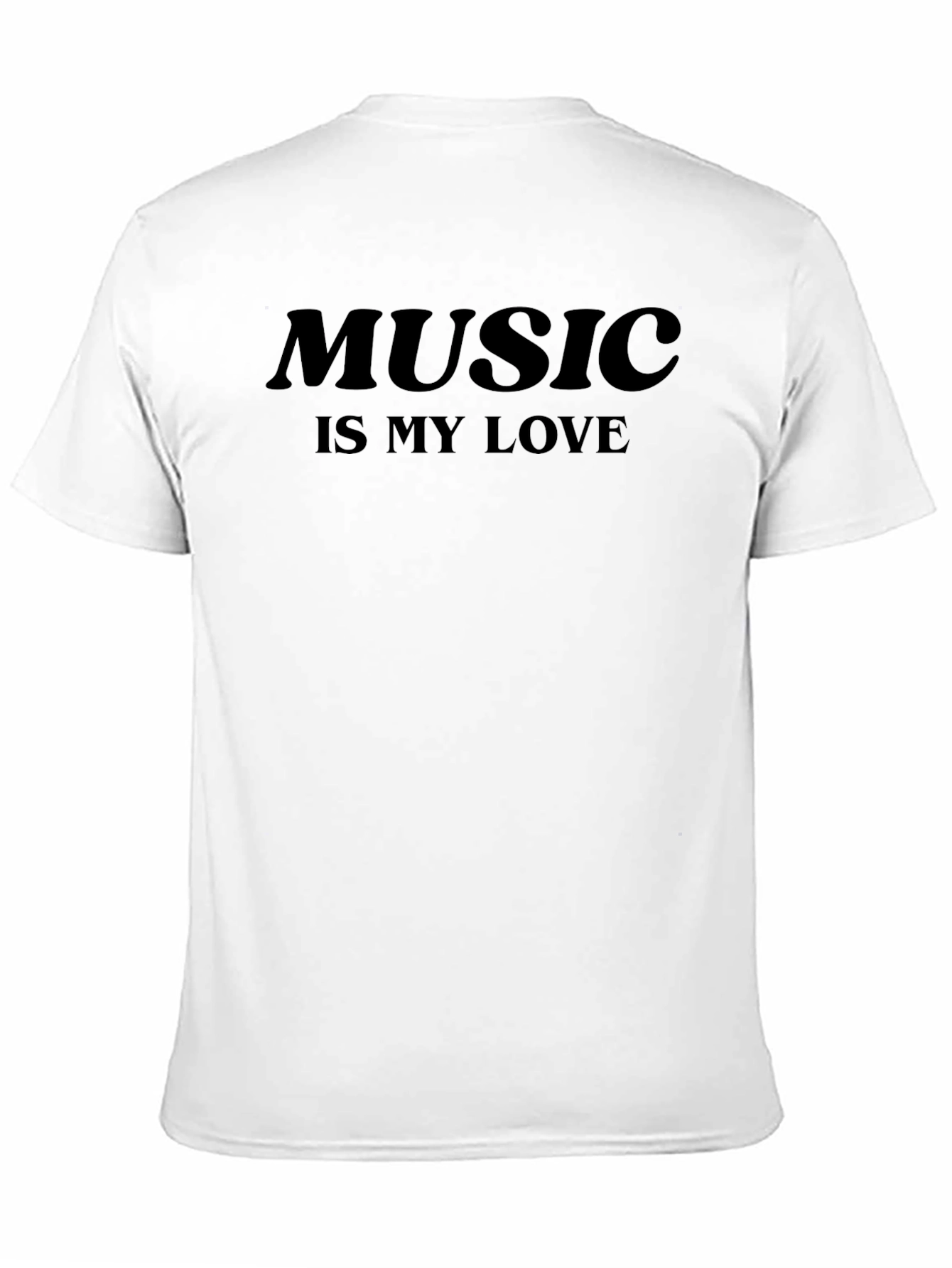Black Music Is My Love Black Graphic Tee view 11