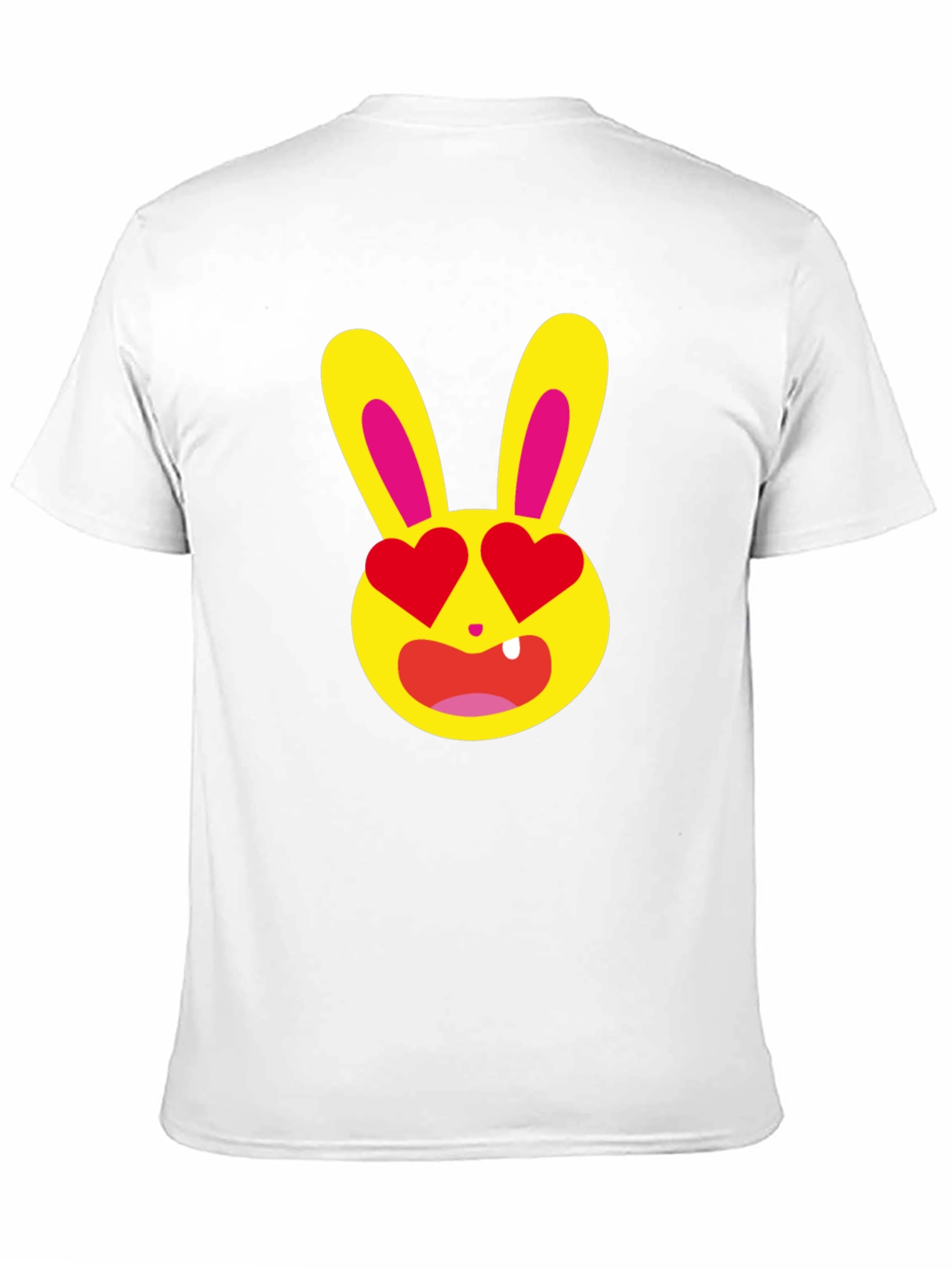 Black Love Bunny T-Shirt - Unique Graphic Tee view 11